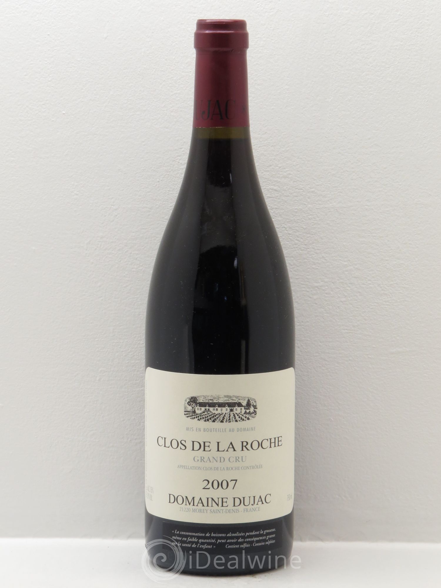 Clos de la Roche Grand Cru Dujac (Domaine) (sans prix de réserve) 2007 - Lot de 1 bouteille - 0