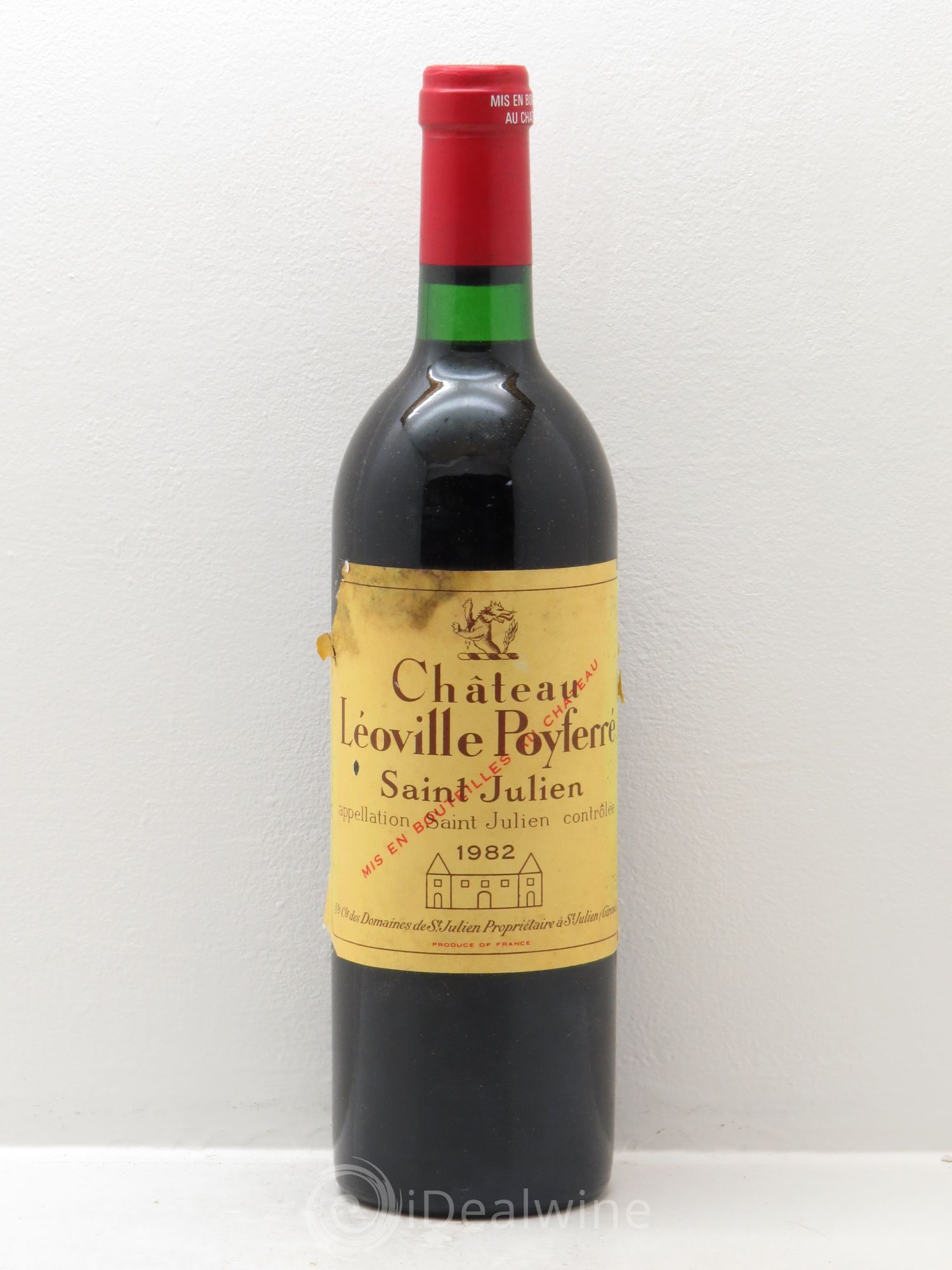 Château Léoville Poyferré 2ème Grand Cru Classé 1982 - Lot de 1 bouteille - 0