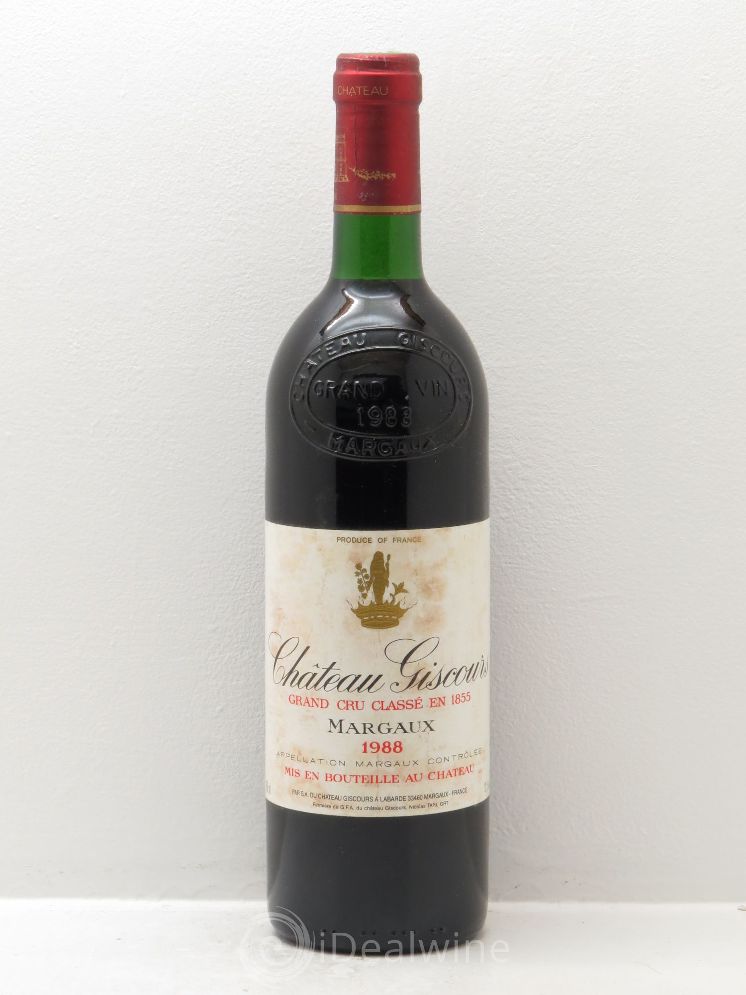 Château Giscours 3ème Grand Cru Classé 1988 - Lot de 1 bouteille - 0