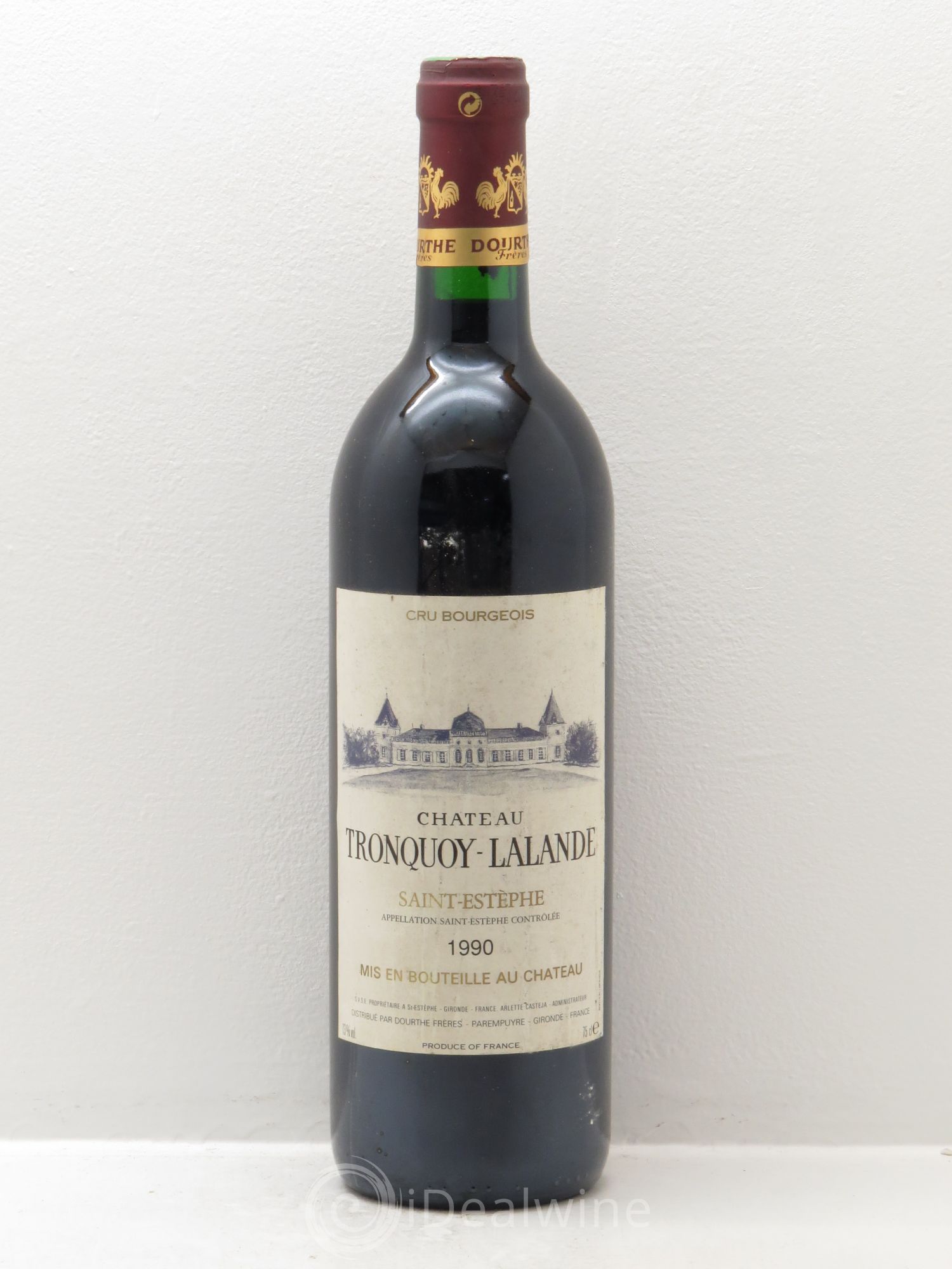 Château Tronquoy Lalande 1990 - Lot de 1 bouteille - 0