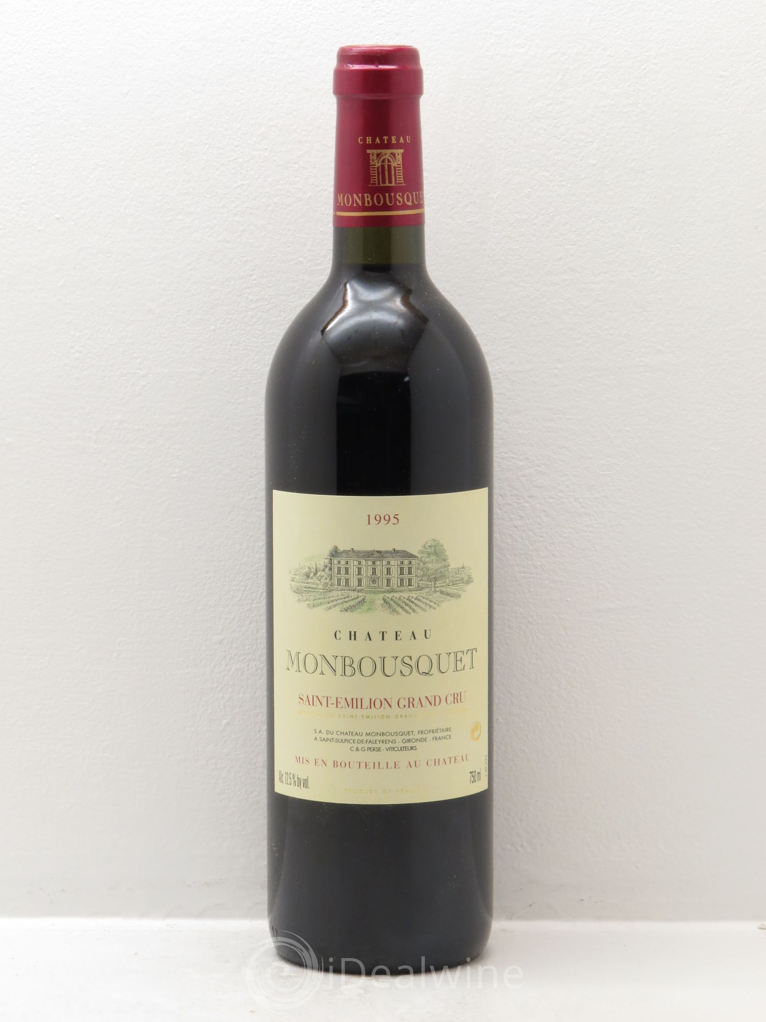 Château Monbousquet Grand Cru Classé 1995 - Lot de 1 bouteille - 0