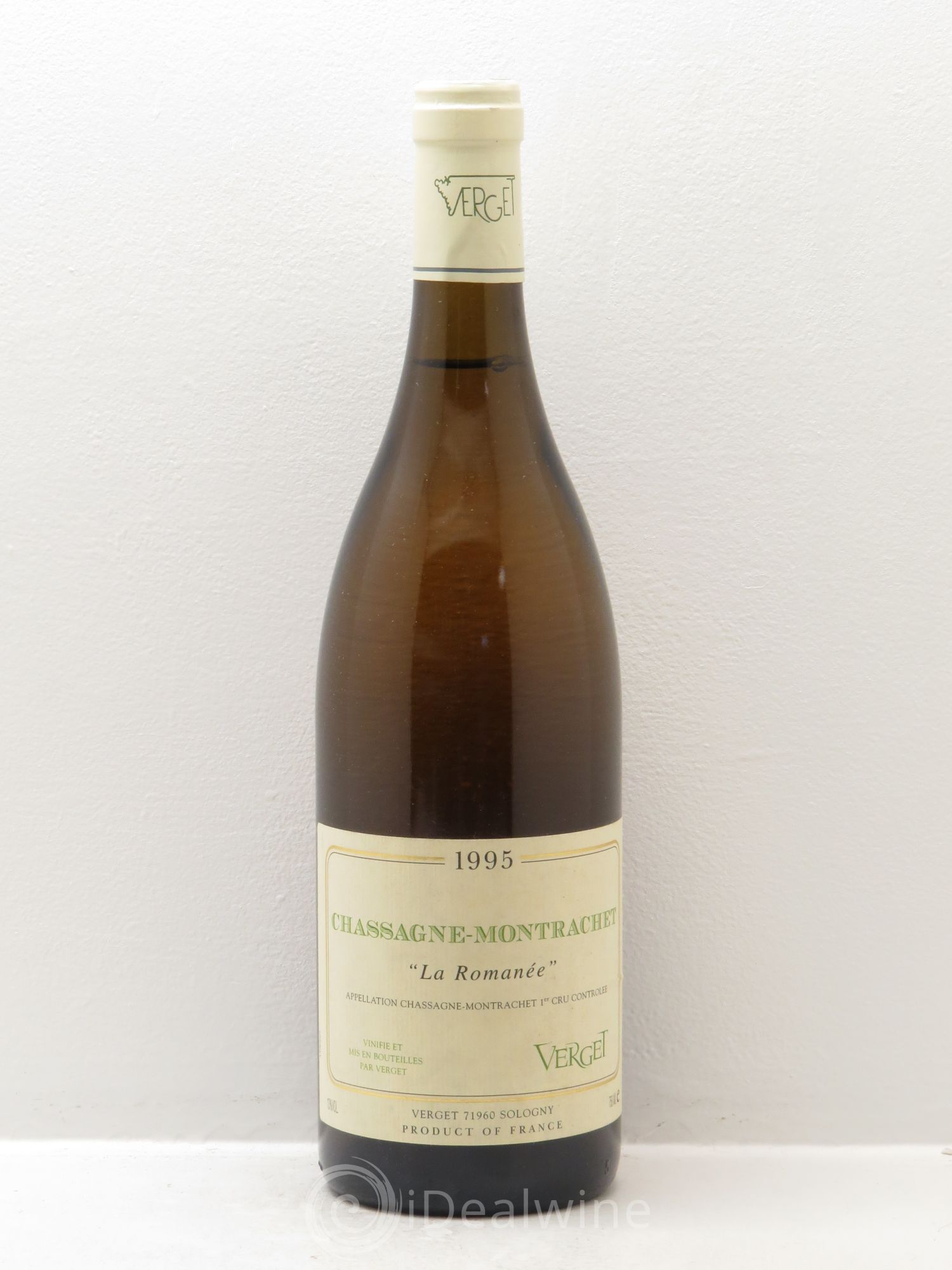 Chassagne-Montrachet 1er Cru 1995 - Lot de 1 bouteille - 0