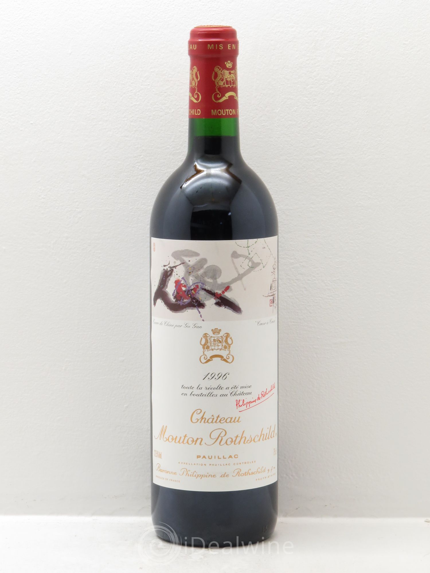 Château Mouton Rothschild 1er Grand Cru Classé 1996 - Lot de 1 bouteille - 0
