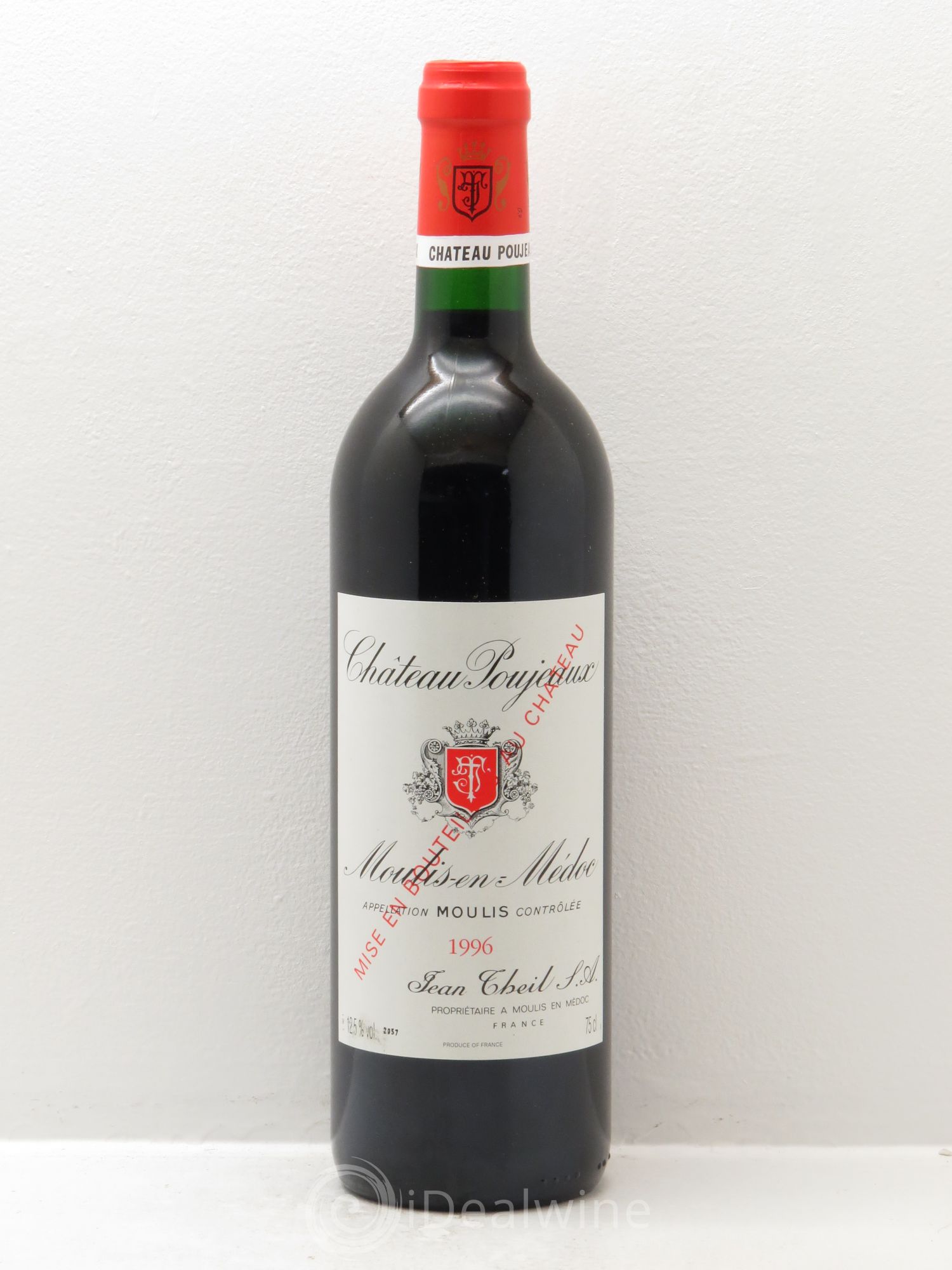 Château Poujeaux 1996 - Lot de 1 bouteille - 0
