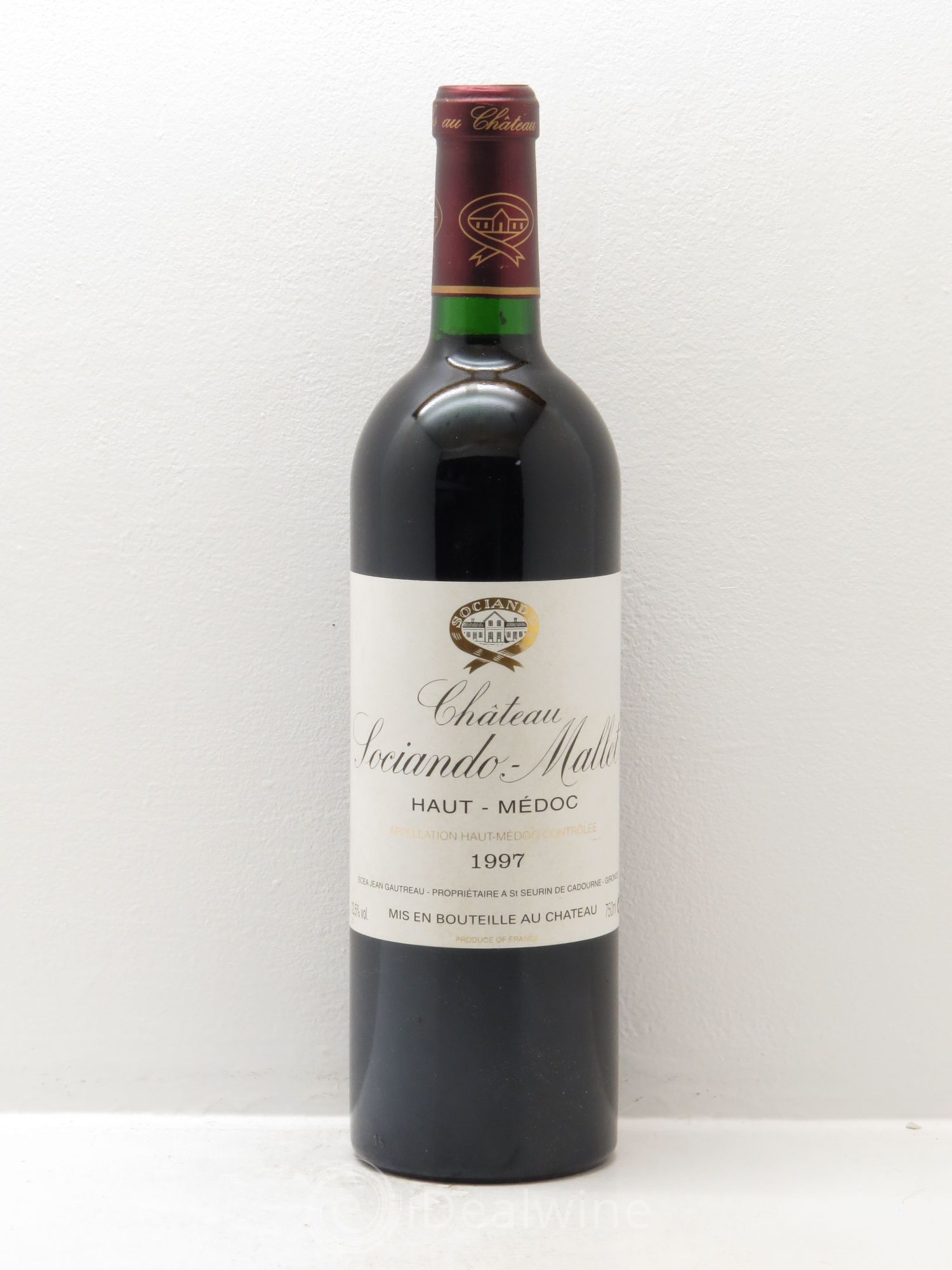 Château Sociando Mallet 1997 - Lot de 1 bouteille - 0