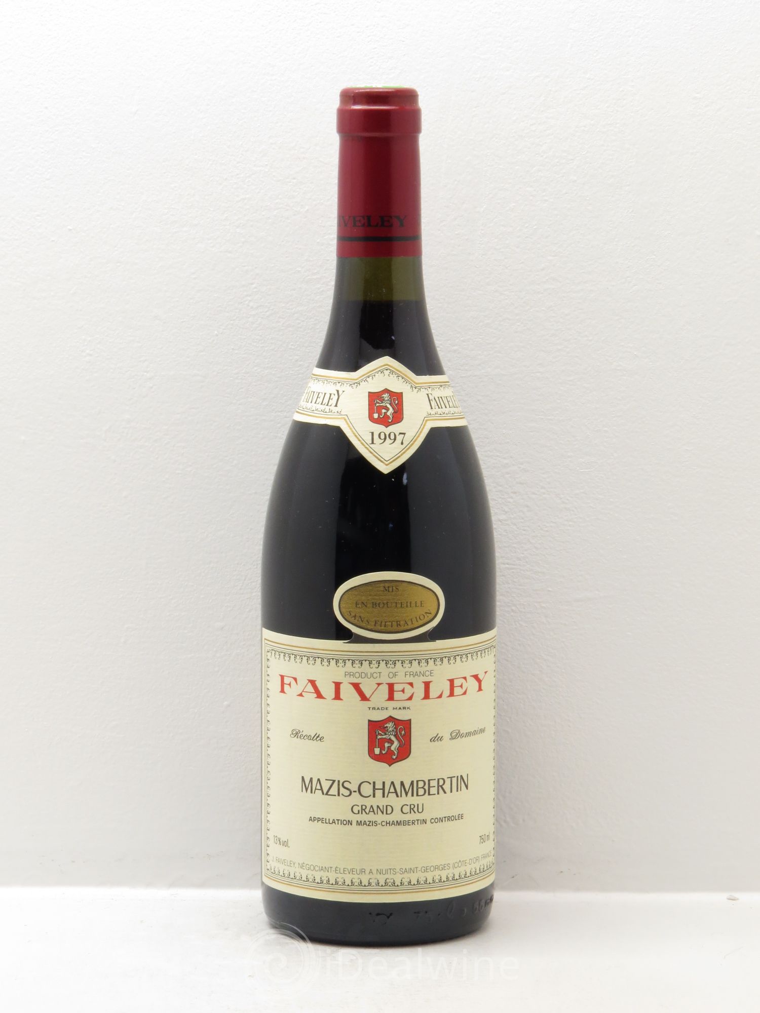 Mazis-Chambertin Grand Cru Faiveley 1997 - Lot de 1 bouteille - 0
