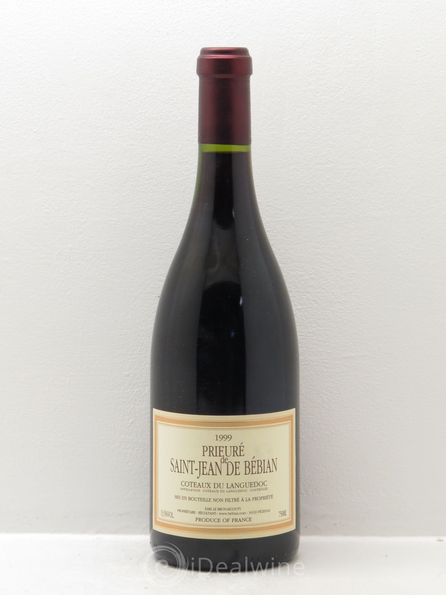 Languedoc Prieuré St-Jean de Bébian 1999 - Lot de 1 bouteille - 0