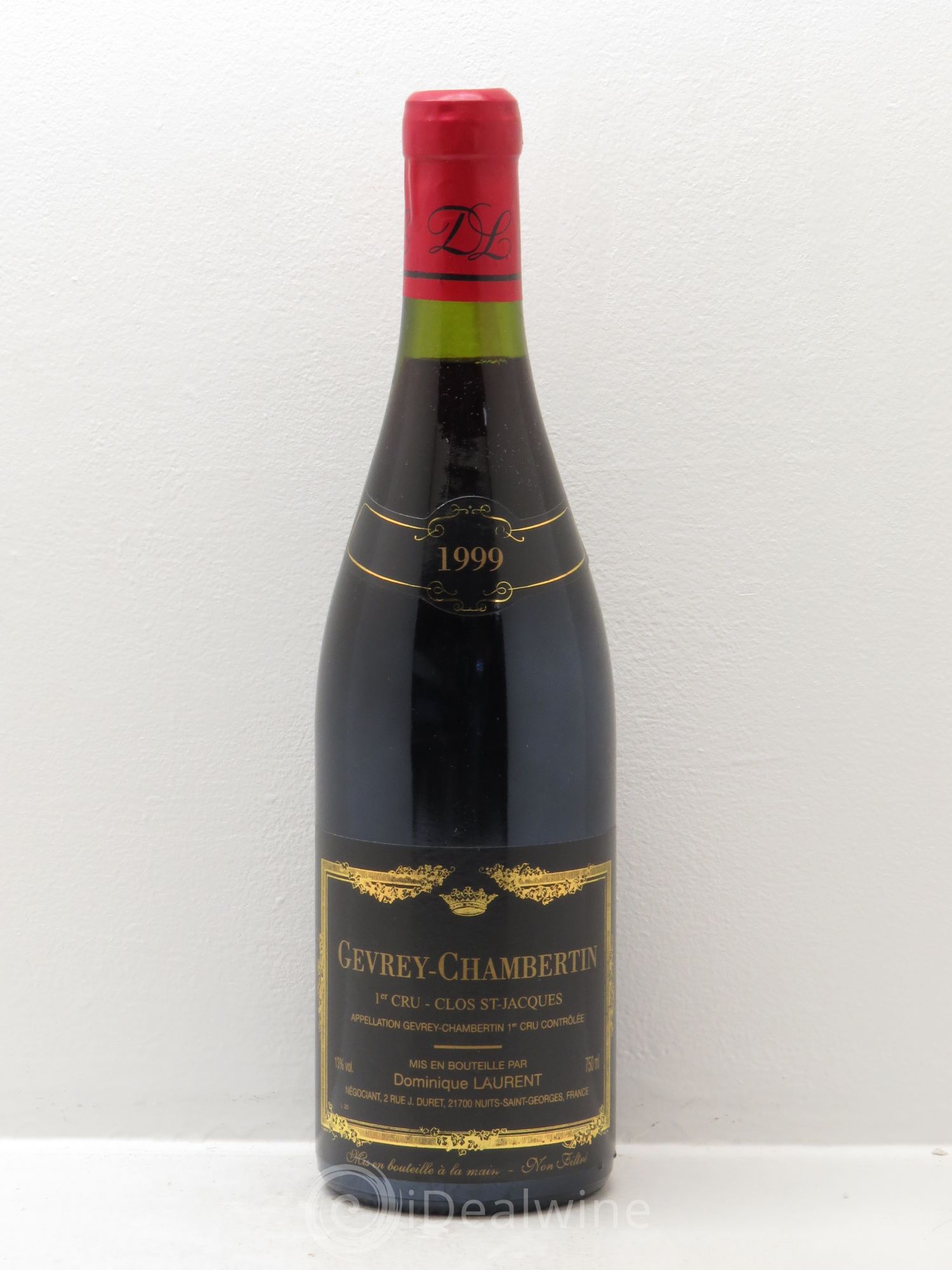 Gevrey-Chambertin 1er Cru Clos Saint Jacques Dominique Laurent 1999 - Lot de 1 bouteille - 0
