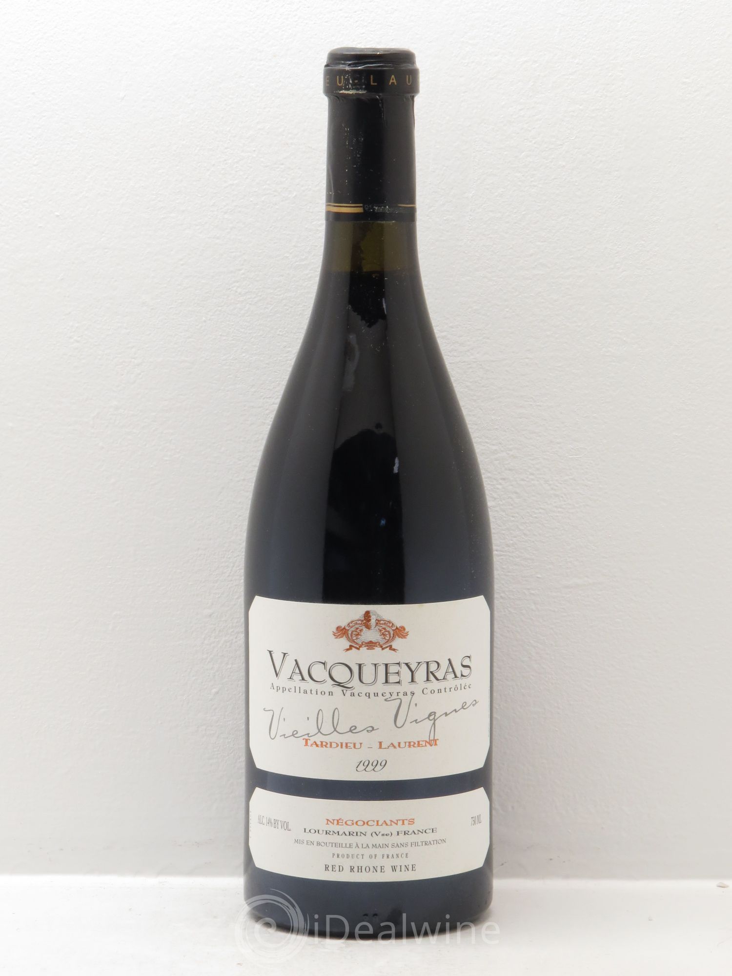 Vacqueyras Vieilles vignes .Tardieu-Laurent 1999 - Posten von 1 Flasche - 0