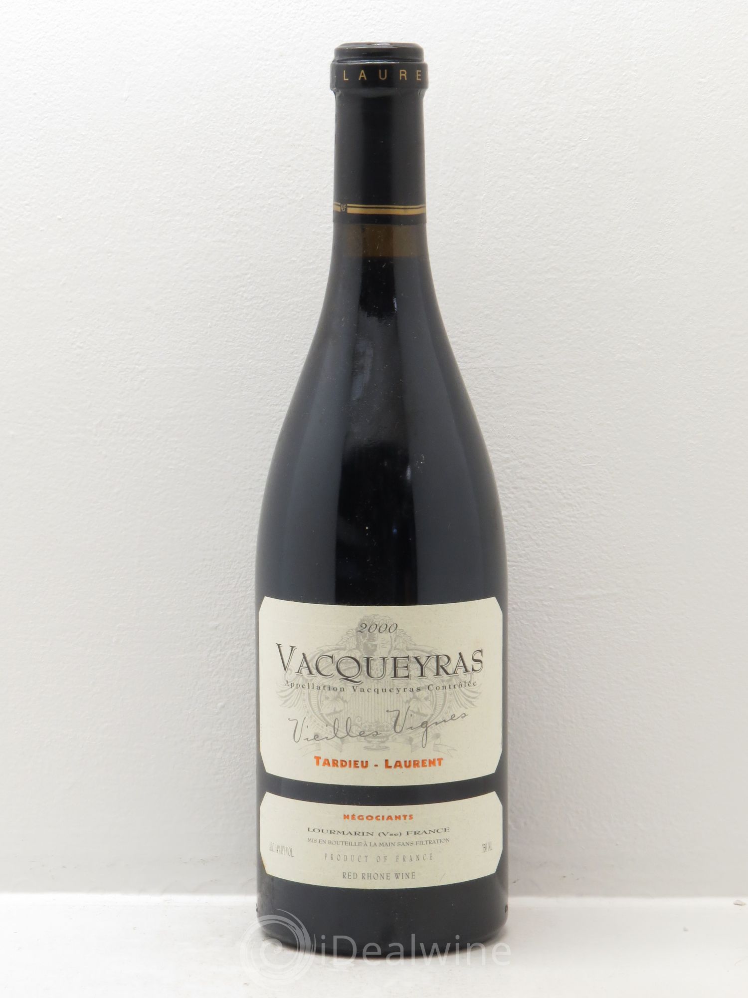 Vacqueyras Vieilles vignes .Tardieu-Laurent 2000 - Posten von 1 Flasche - 0