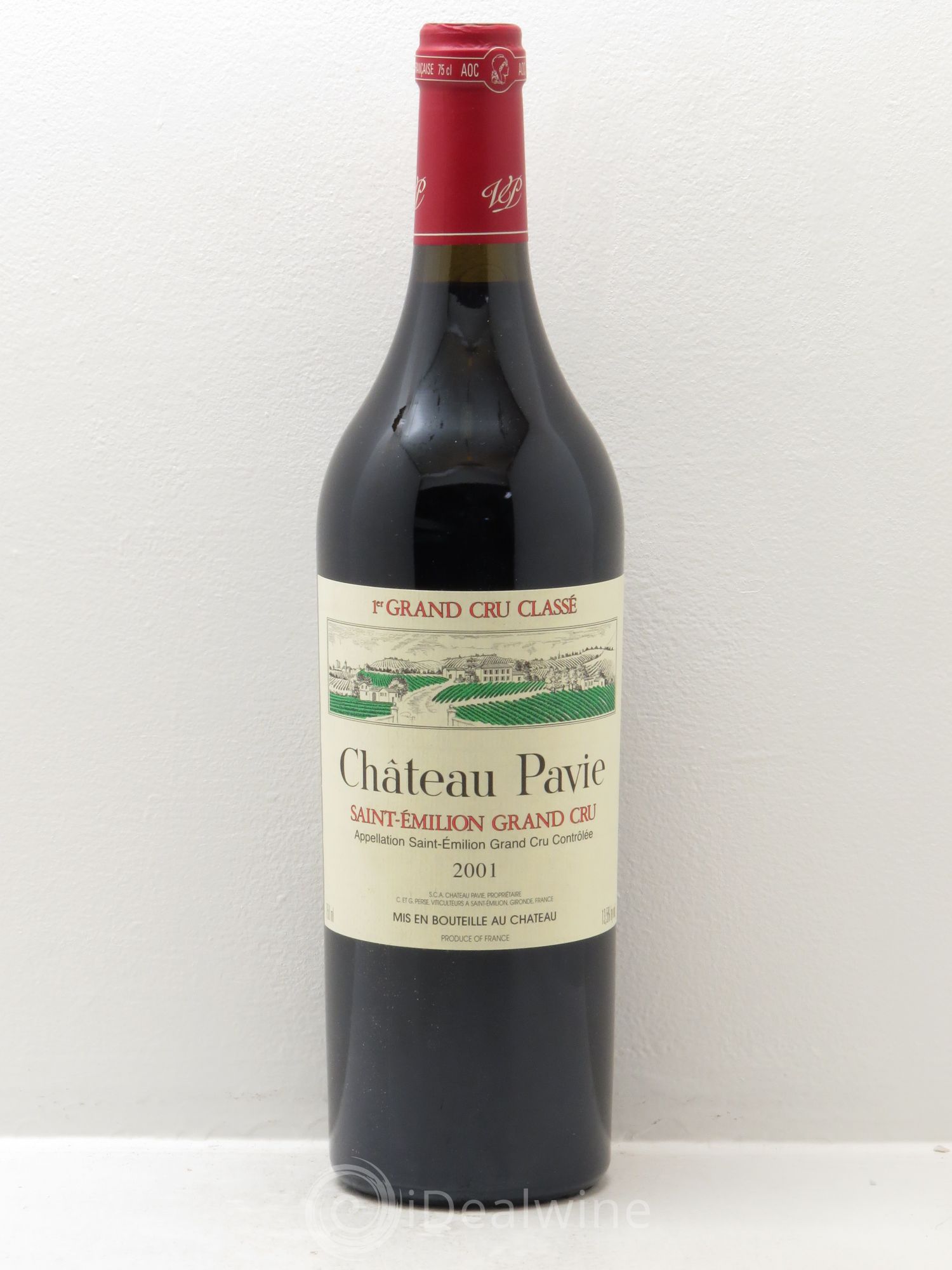 Château Pavie 1er Grand Cru Classé A 2001 - Lot de 1 bouteille - 0