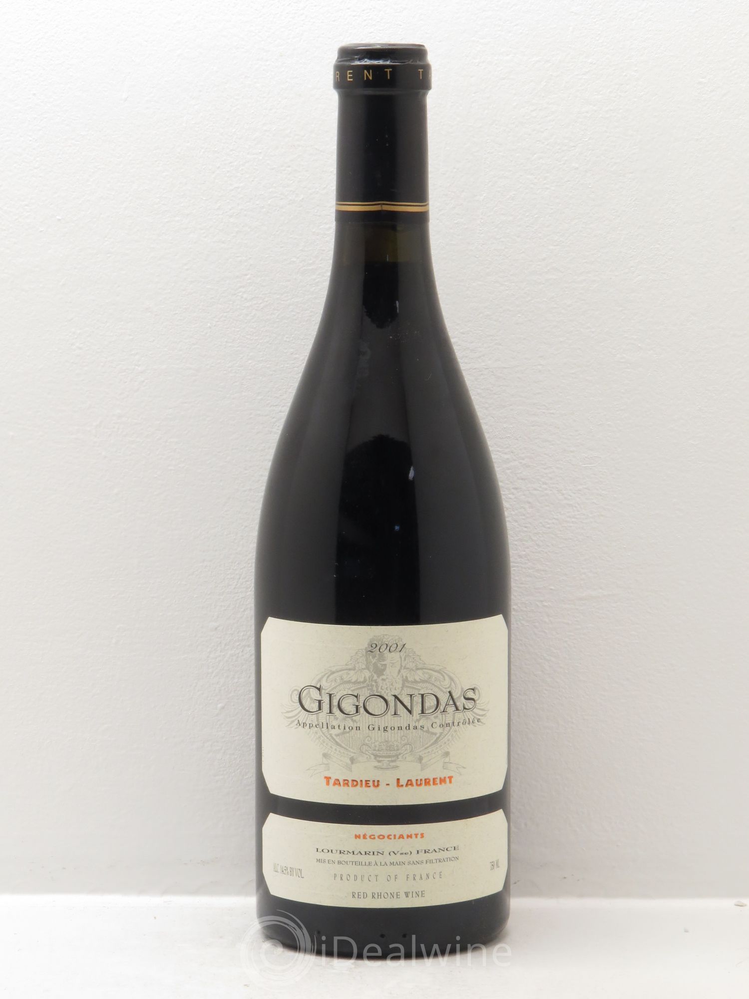 Gigondas 2001 - Lot de 1 bouteille - 0