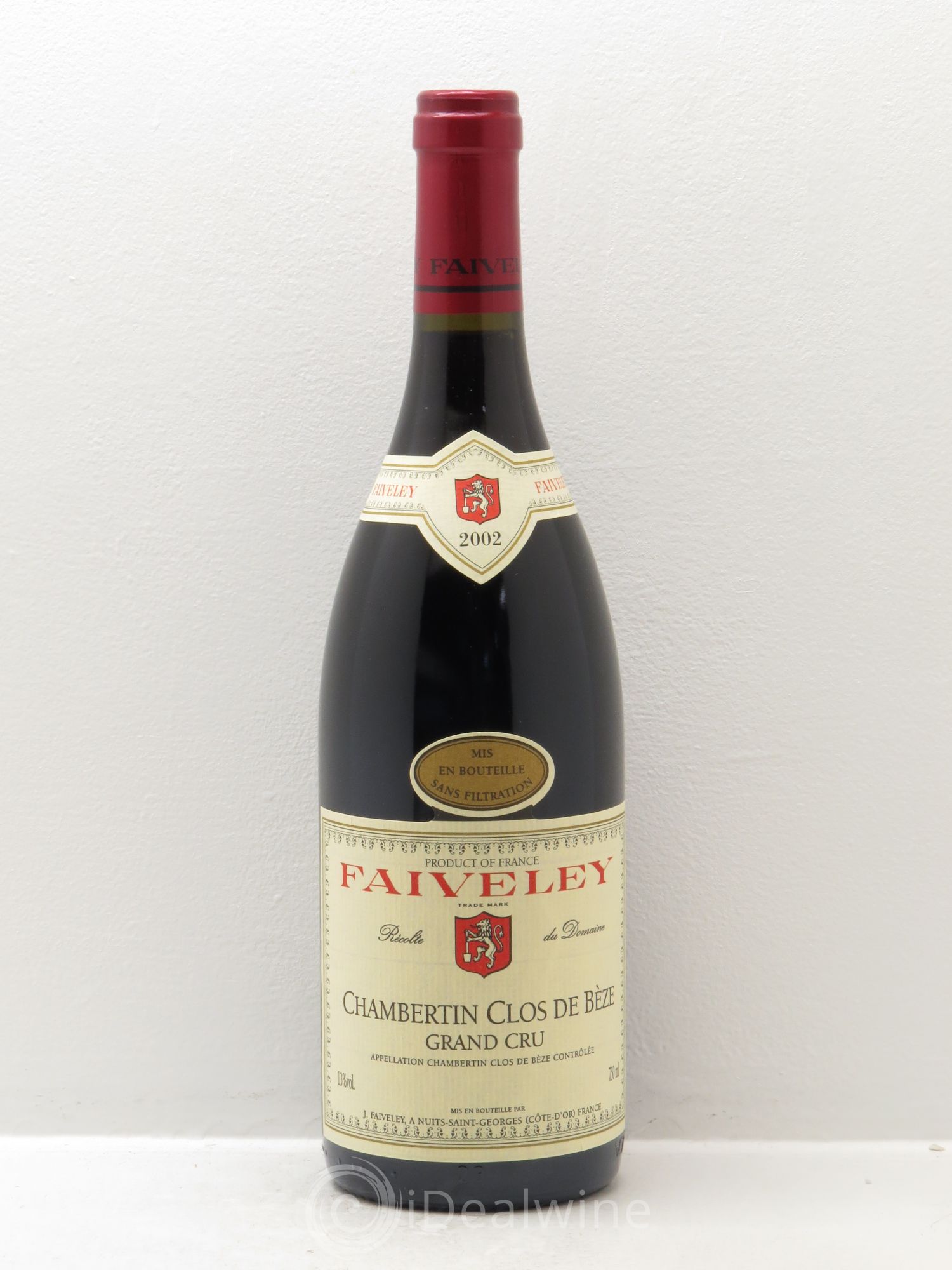 Chambertin Clos de Bèze Grand Cru Faiveley 2002 - Lot de 1 bouteille - 0