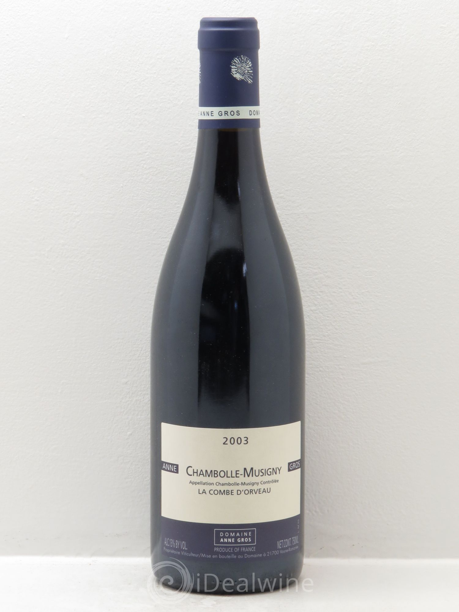 Chambolle-Musigny La Combe d'Orveau Anne Gros 2003 - Lot de 1 bouteille - 0