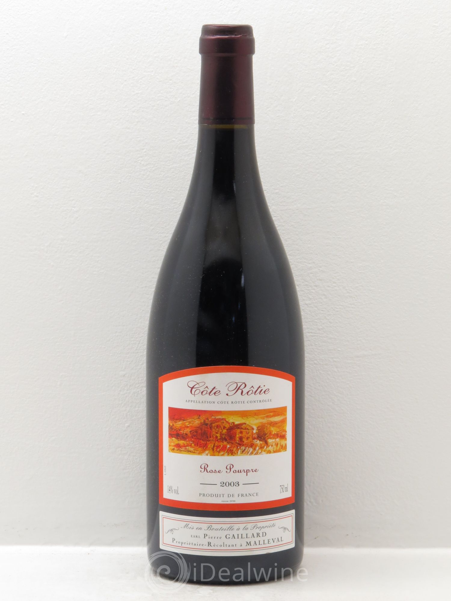 Côte-Rôtie Rose Pourpre Pierre Gaillard 2003 - Lot de 1 bouteille - 0