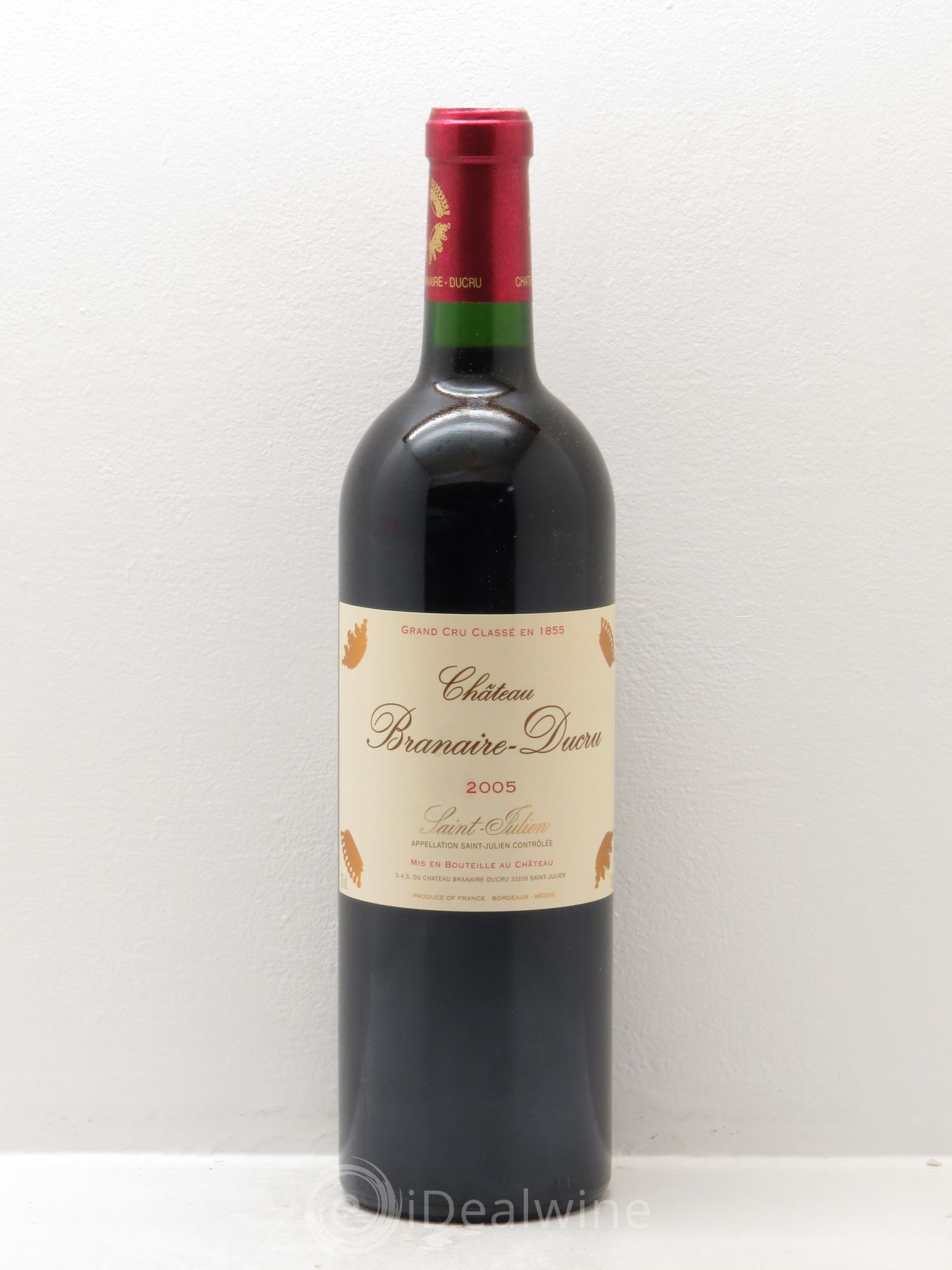 Château Branaire Ducru 4ème Grand Cru Classé 2005 - Lot de 1 bouteille - 0