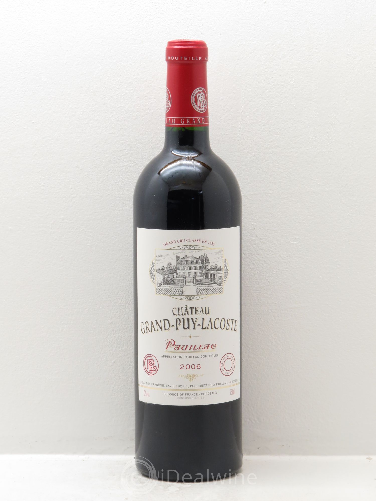 Château Grand Puy Lacoste 5ème Grand Cru Classé 2006 - Lot de 1 bouteille - 0