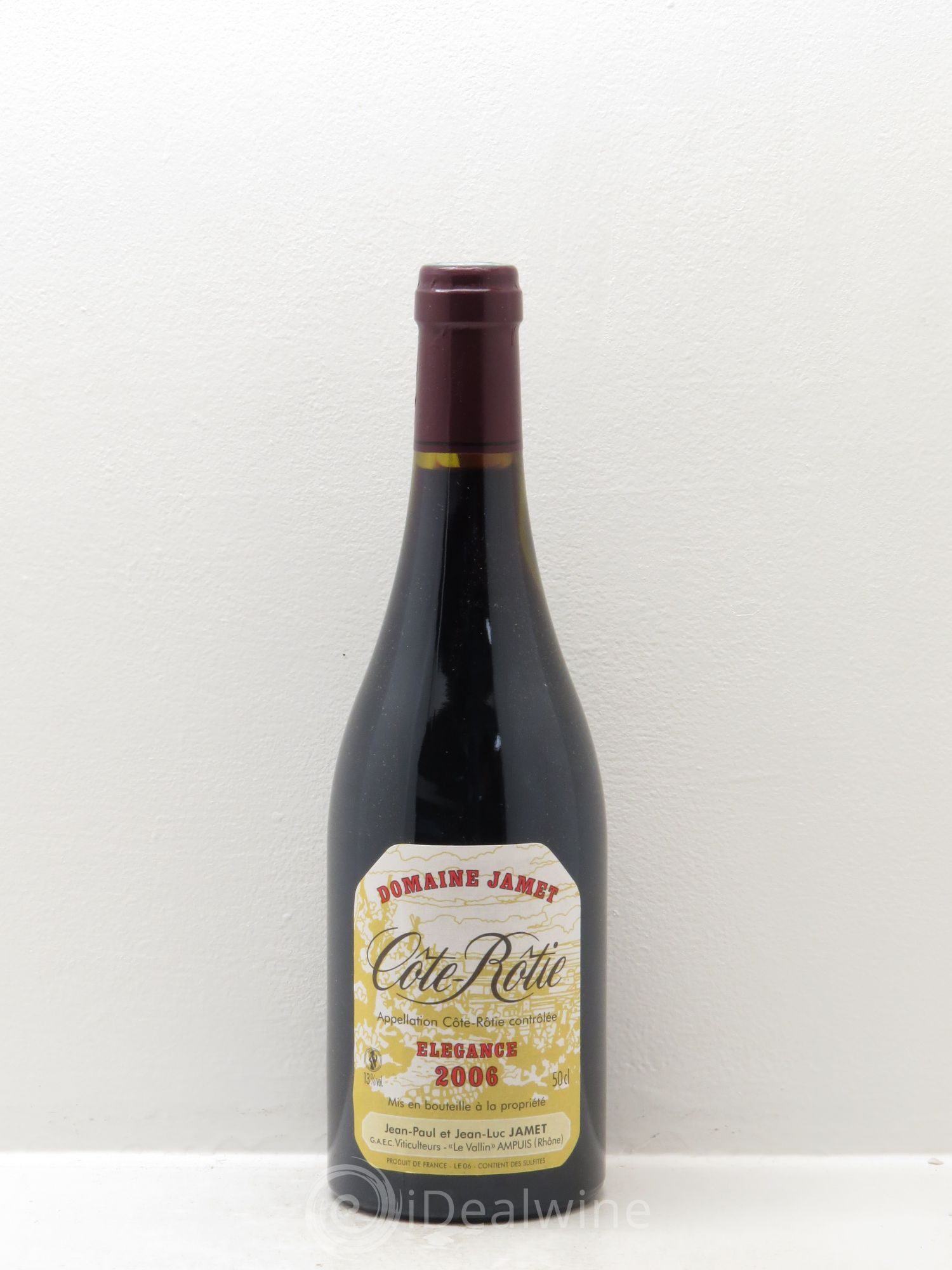 Côte-Rôtie Jamet (Domaine) Elégance (50cl) 2006 - Posten von 1 Flasche - 0