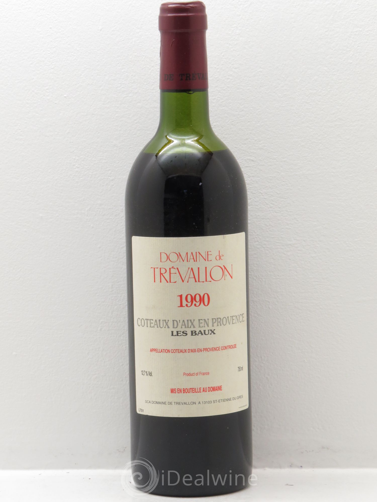 VDP Bouches du Rhône Trévallon (Domaine de) Eloi Dürrbach 1990 - Lot de 1 bouteille - 0
