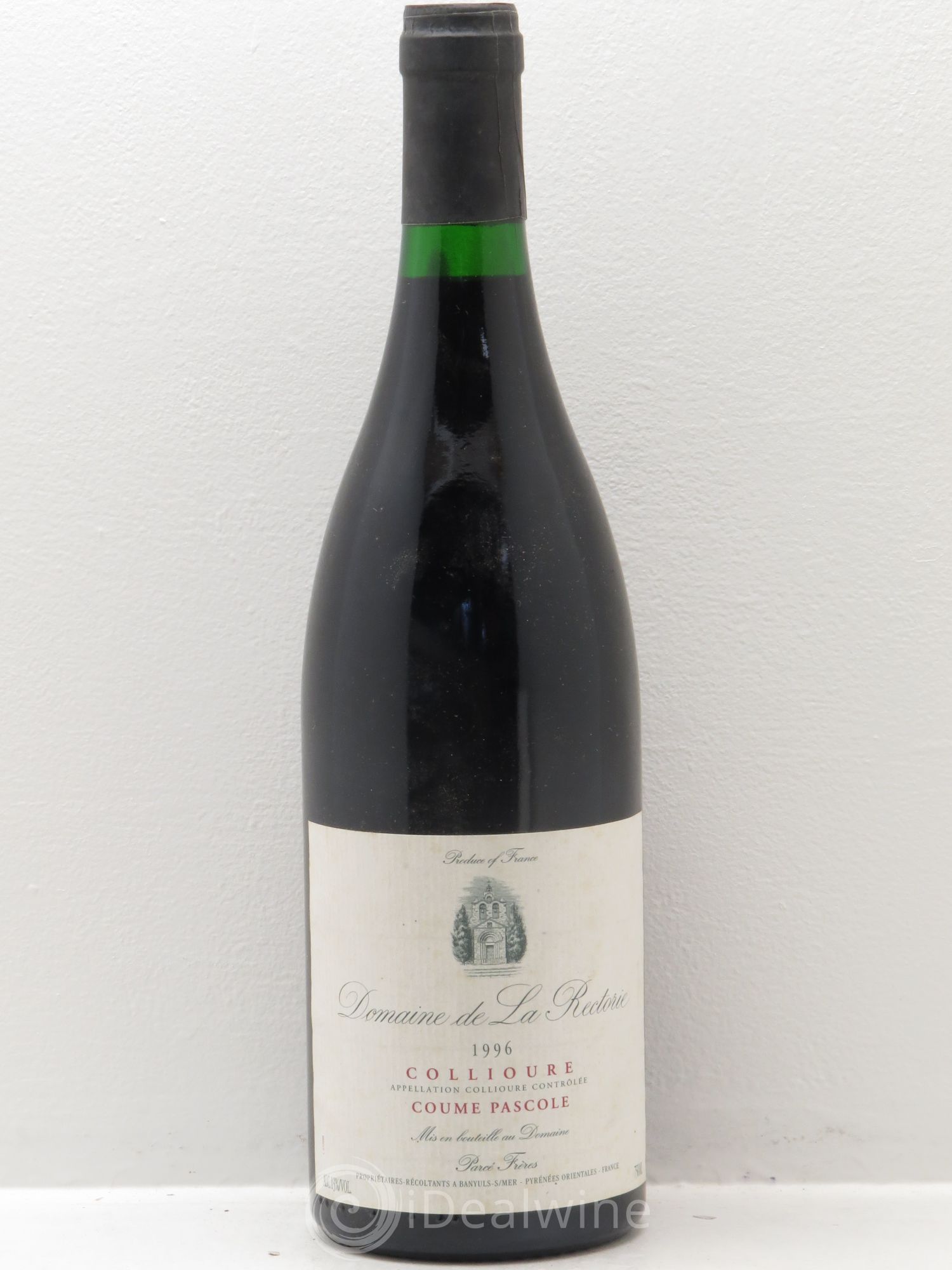 Collioure Domaine de la rectorie 1996 - Posten von 1 Flasche - 0