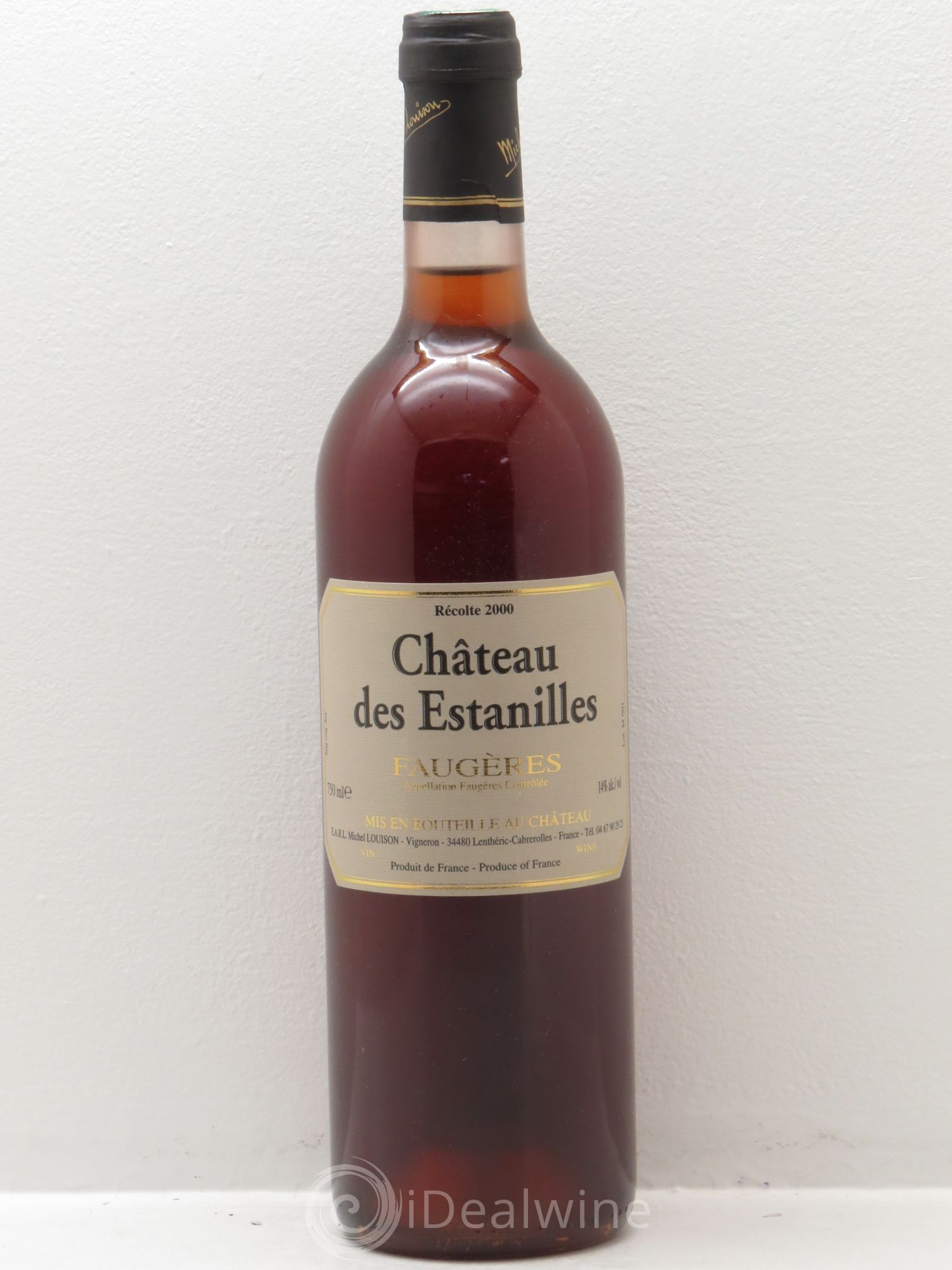 Faugères Chateau des estanilles cuvée Mourvèdre 2000 - Posten von 1 Flasche - 0