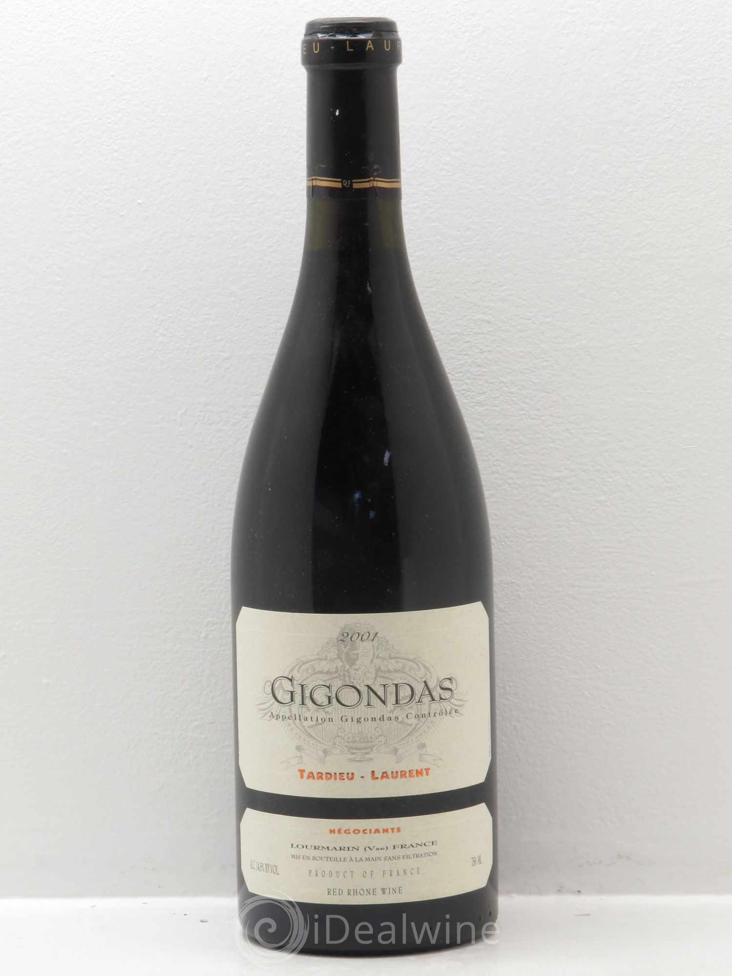 Gigondas Vieilles vignes 2001 - Lot de 1 bouteille - 0