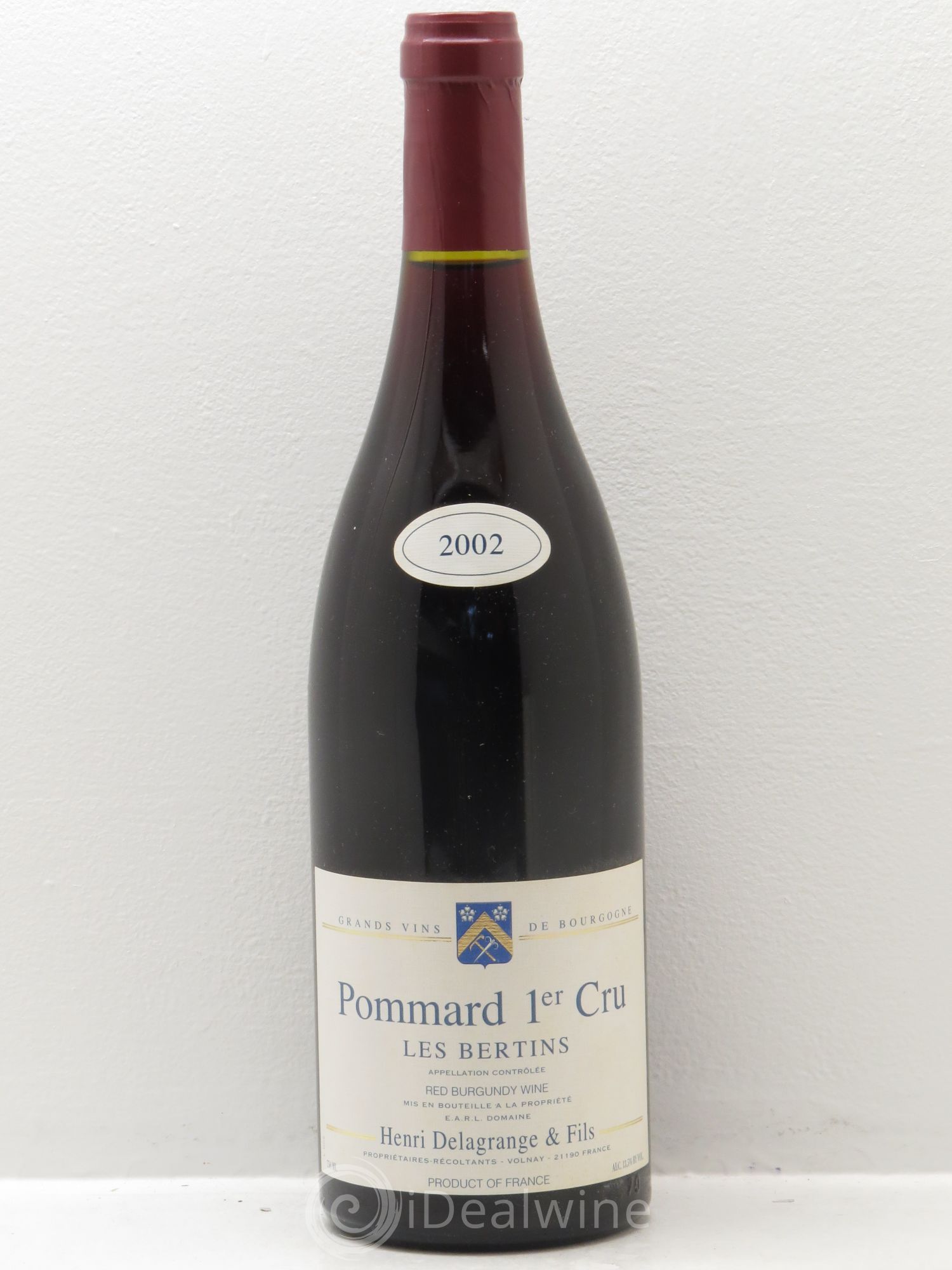Pommard 1er Cru H.Delagrange 2002 - Lot de 1 bouteille - 0