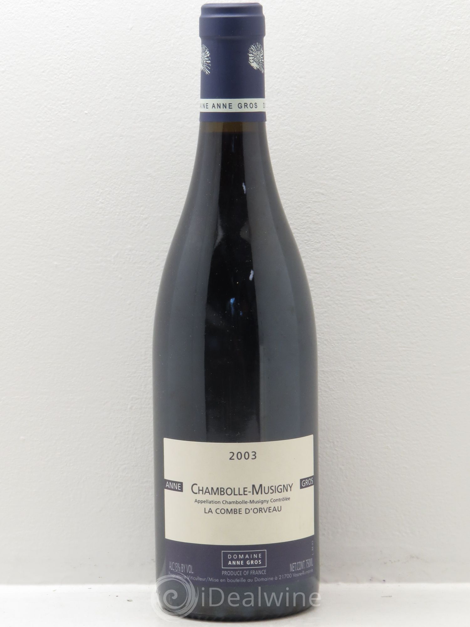 Chambolle-Musigny La Combe d'Orveau Anne Gros 2003 - Lot de 1 bouteille - 0
