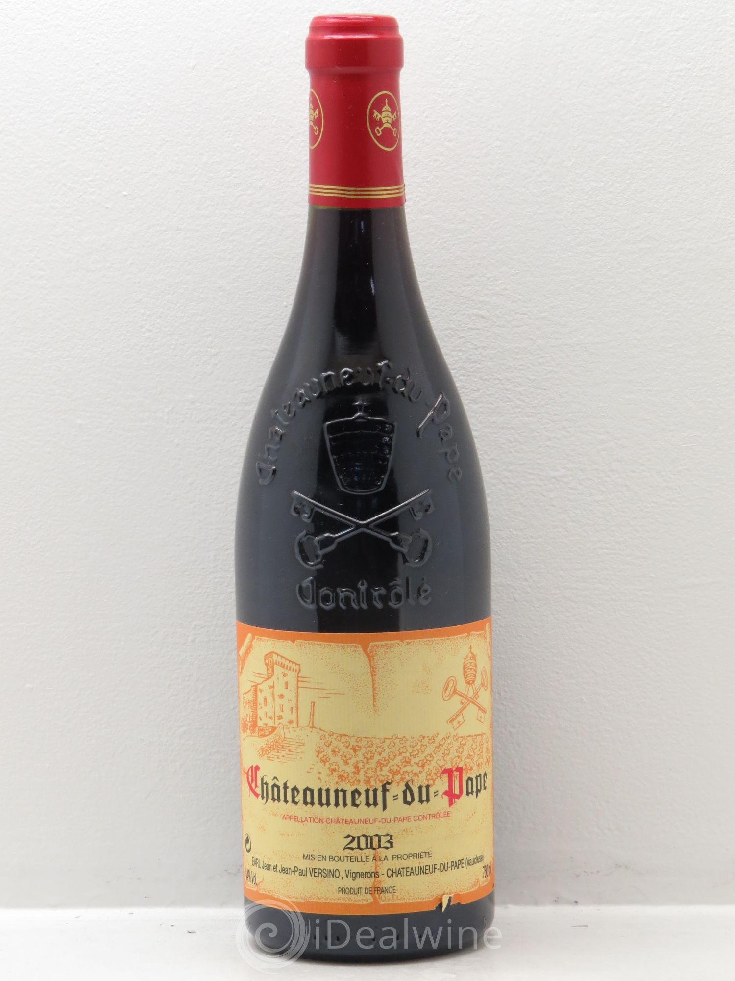 Châteauneuf-du-Pape Domaine Bois de Boursan (Domaine) Jean et Jean-Paul Versino 2003 - Lot de 1 bouteille - 0