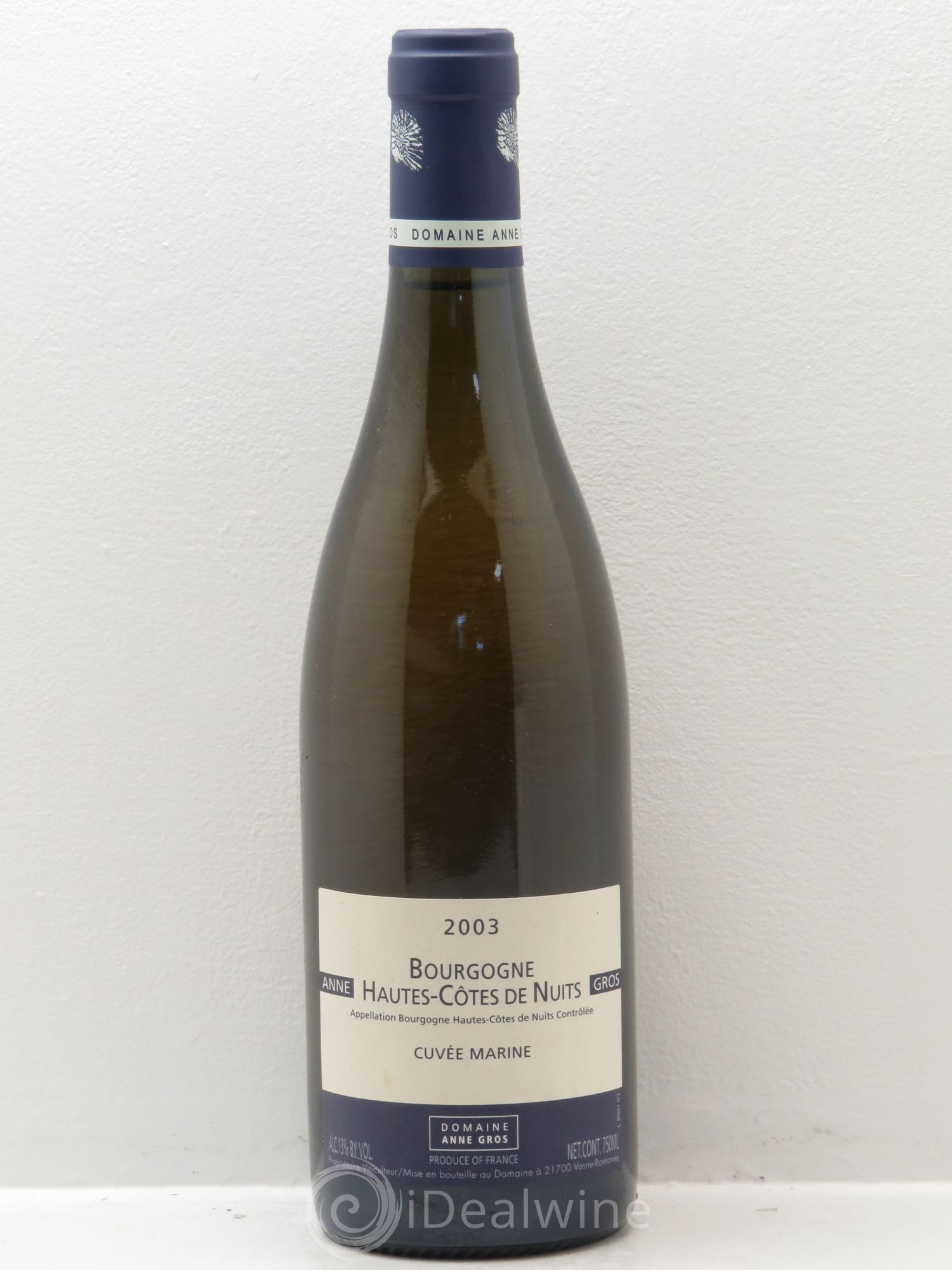 Hautes-Côtes de Nuits Cuvée Marine Anne Gros 2003 - Lot de 1 bouteille - 0