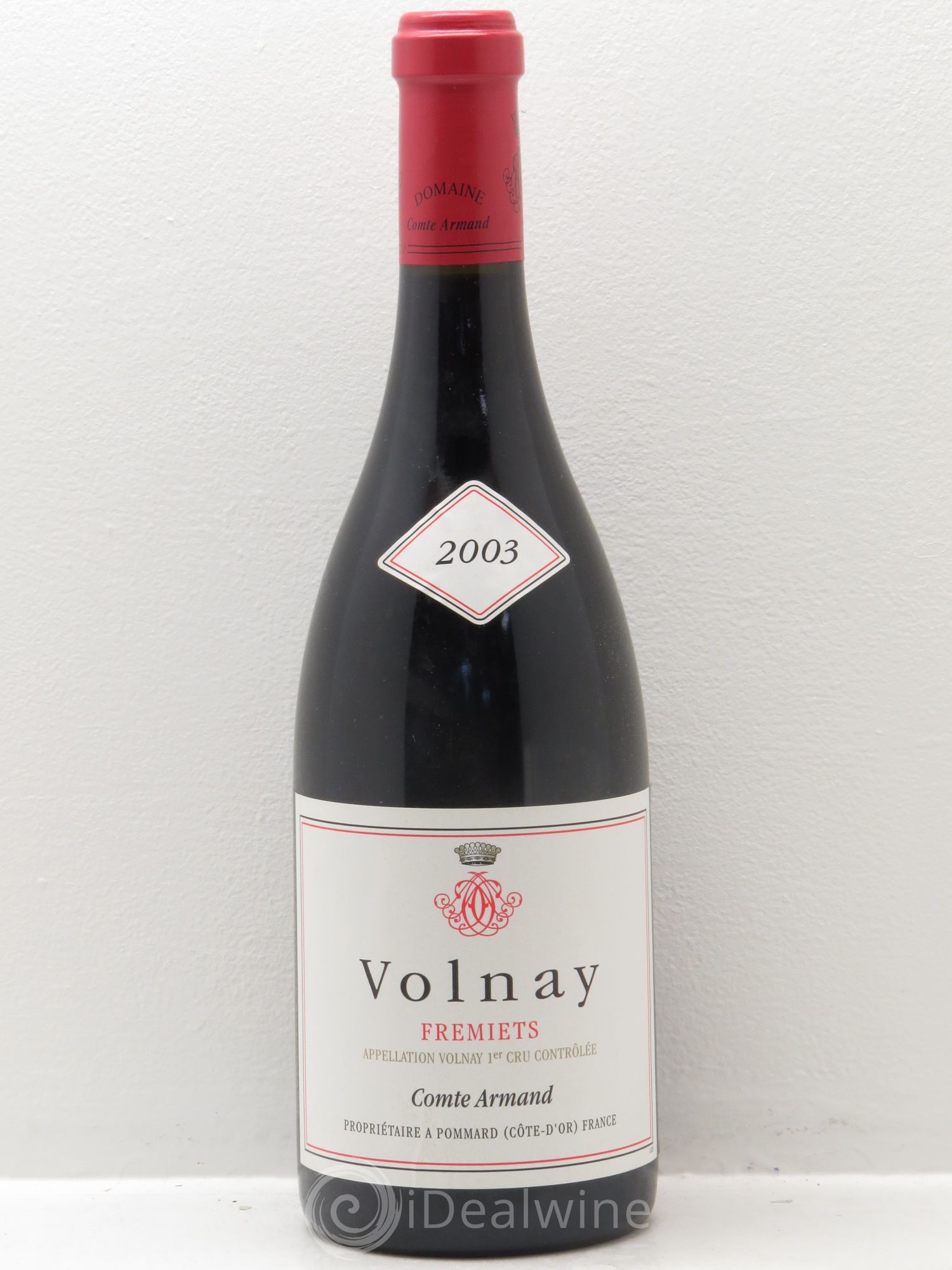 Volnay 1er Cru Les Frémiets Comte Armand 2003 - Lot de 1 bouteille - 0