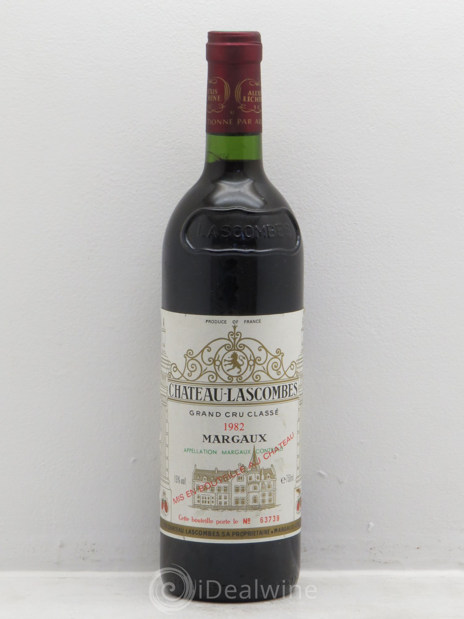Château Lascombes 2ème Grand Cru Classé 1982 - Lot de 1 bouteille - 0