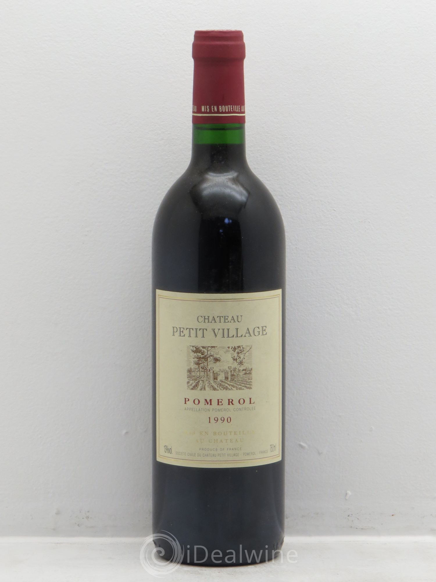 Château Petit Village 1990 - Lot de 1 bouteille - 0