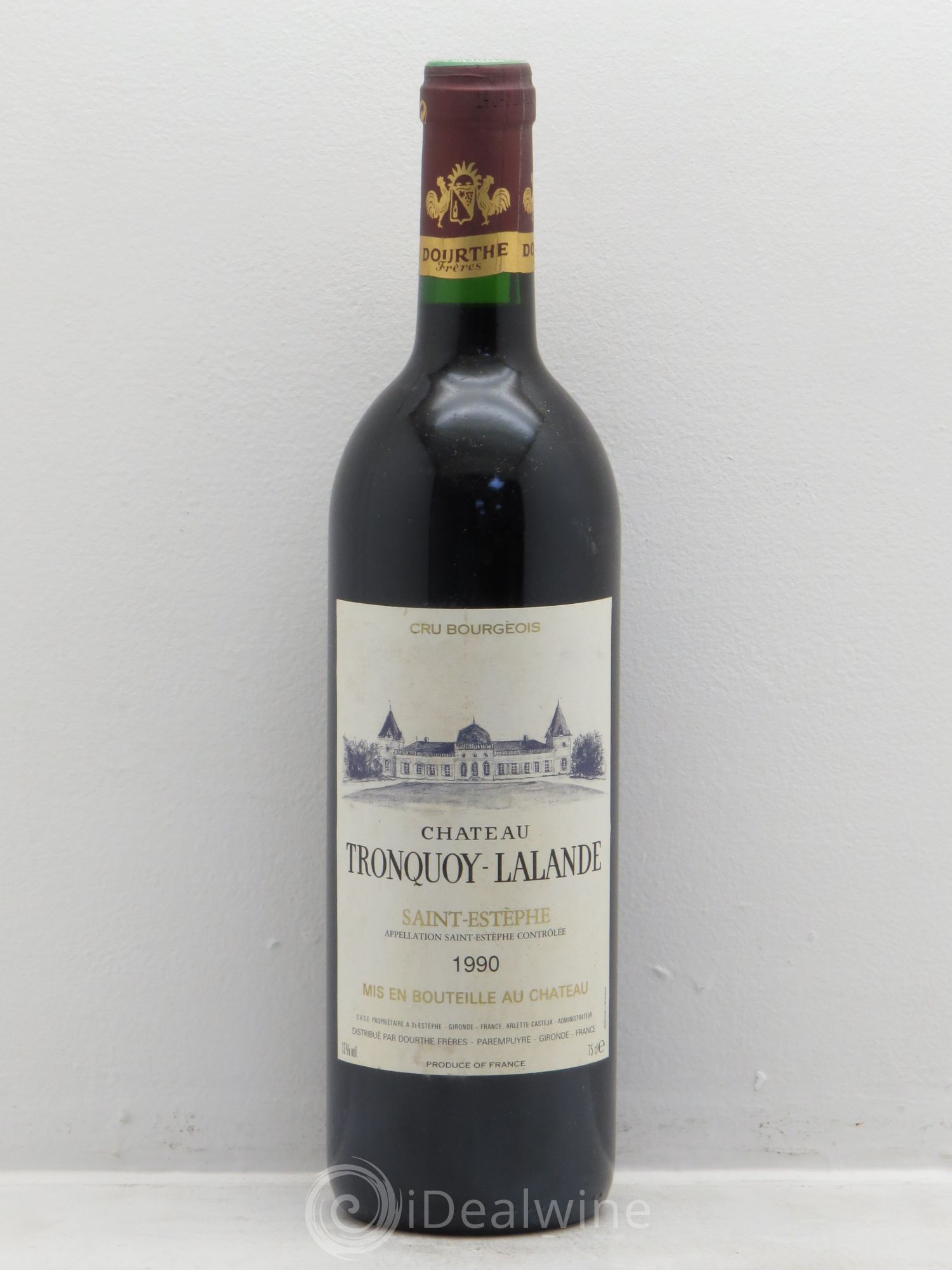 Château Tronquoy Lalande 1990 - Lot de 1 bouteille - 0
