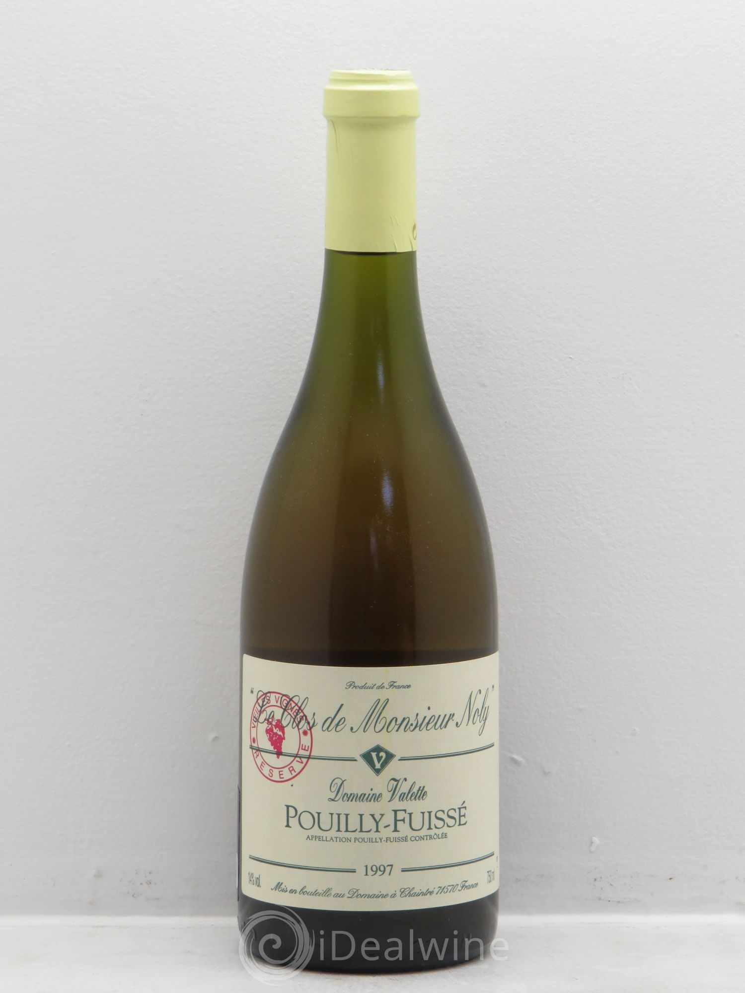 Pouilly-Fuissé Clos de Monsieur Noly Valette (Domaine) 1997 - Lot de 1 bouteille - 0