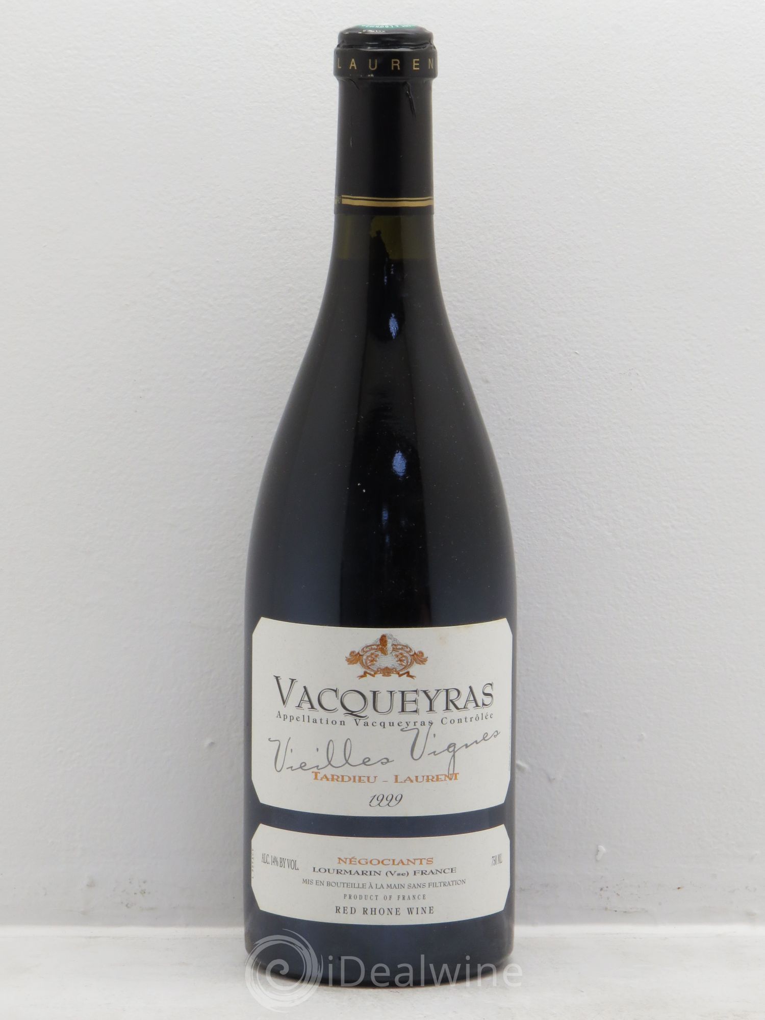 Vacqueyras Vieilles Vignes .Tardieu-Laurent 1999 - Posten von 1 Flasche - 0