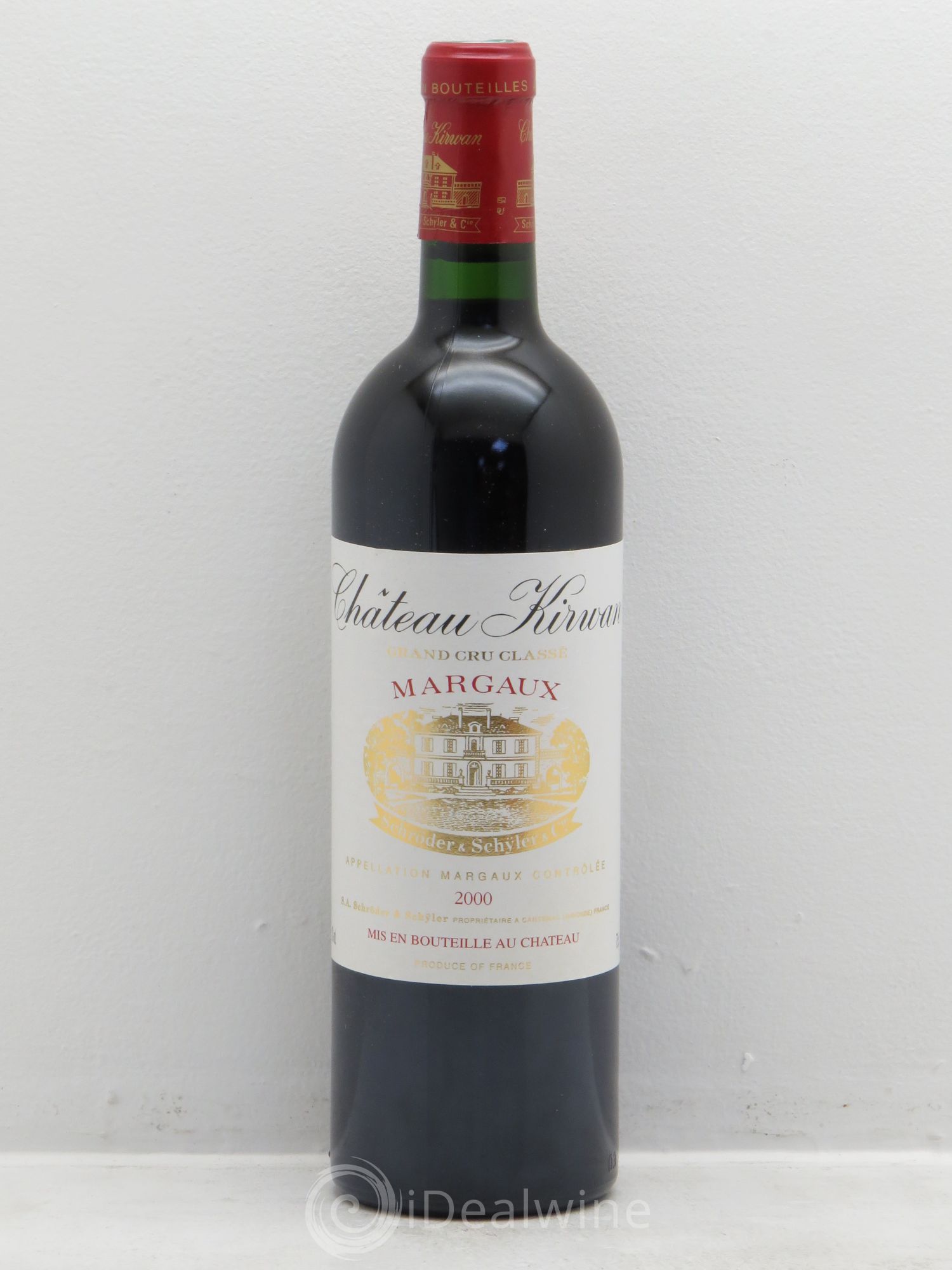 Château Kirwan 3ème Grand Cru Classé 2000 - Lot de 1 bouteille - 0