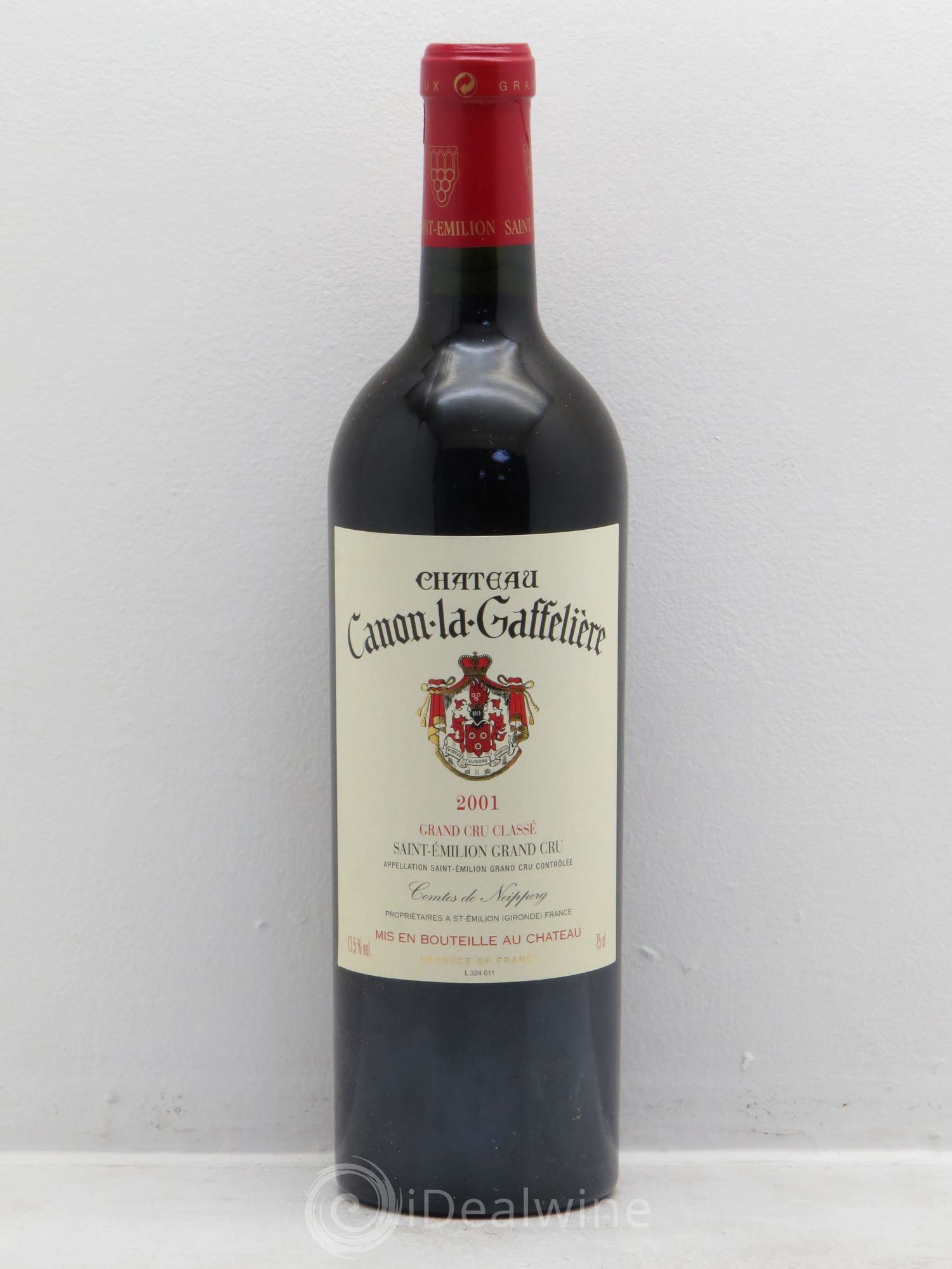 Château Canon la Gaffelière 1er Grand Cru Classé B 2001 - Lot de 1 bouteille - 0