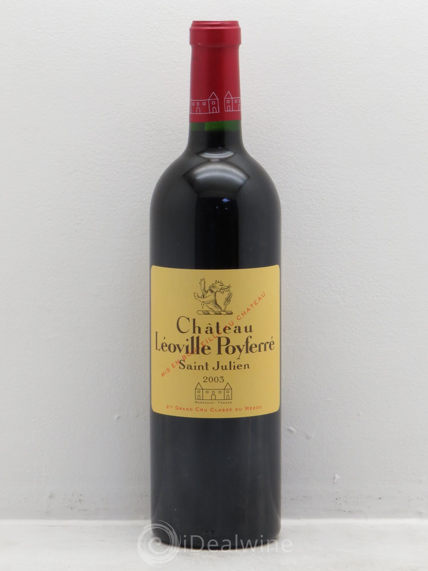 Château Léoville Poyferré 2ème Grand Cru Classé 2003 - Lot de 1 bouteille - 0