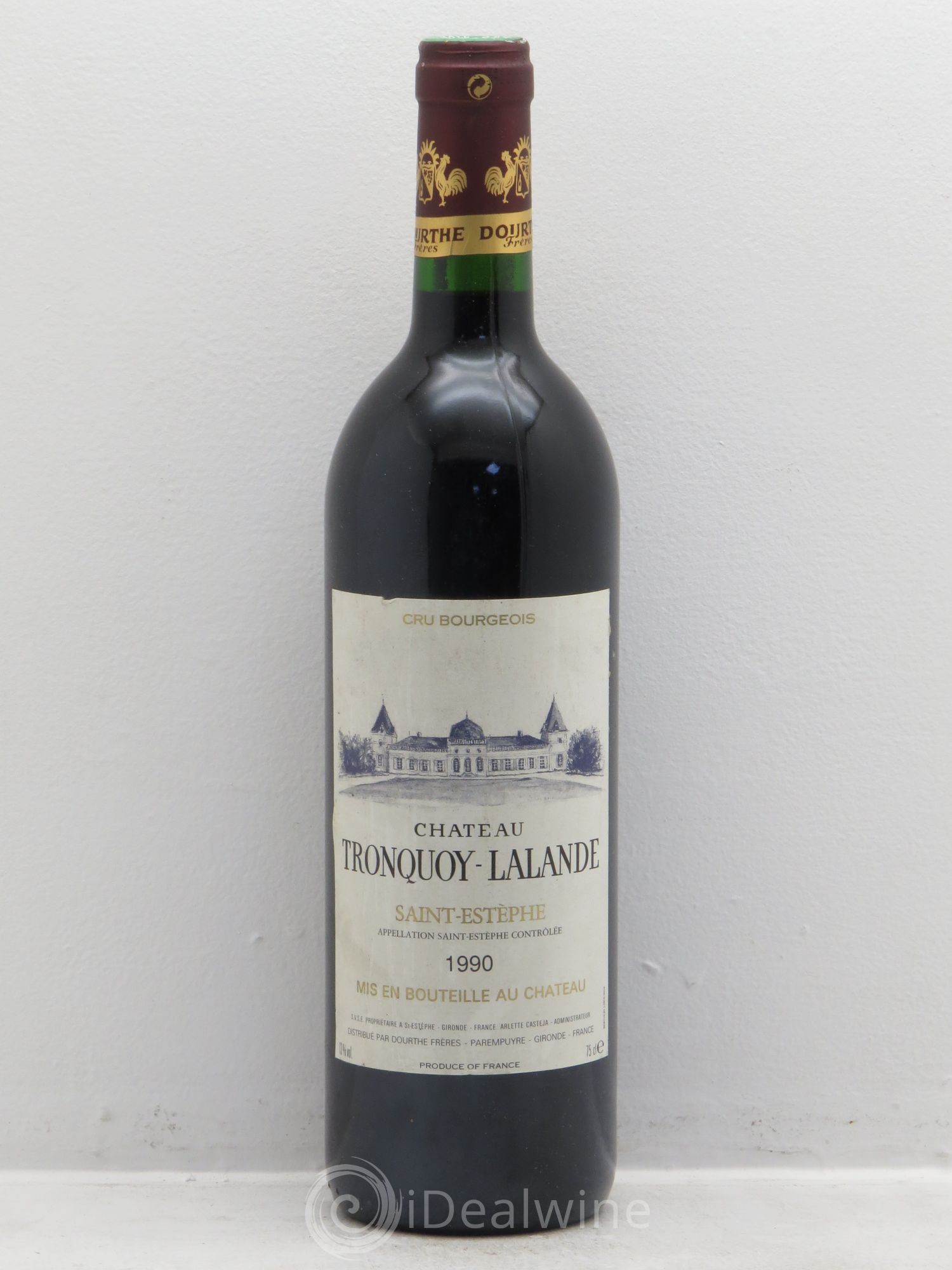 Château Tronquoy Lalande 1990 - Lot de 1 bouteille - 0