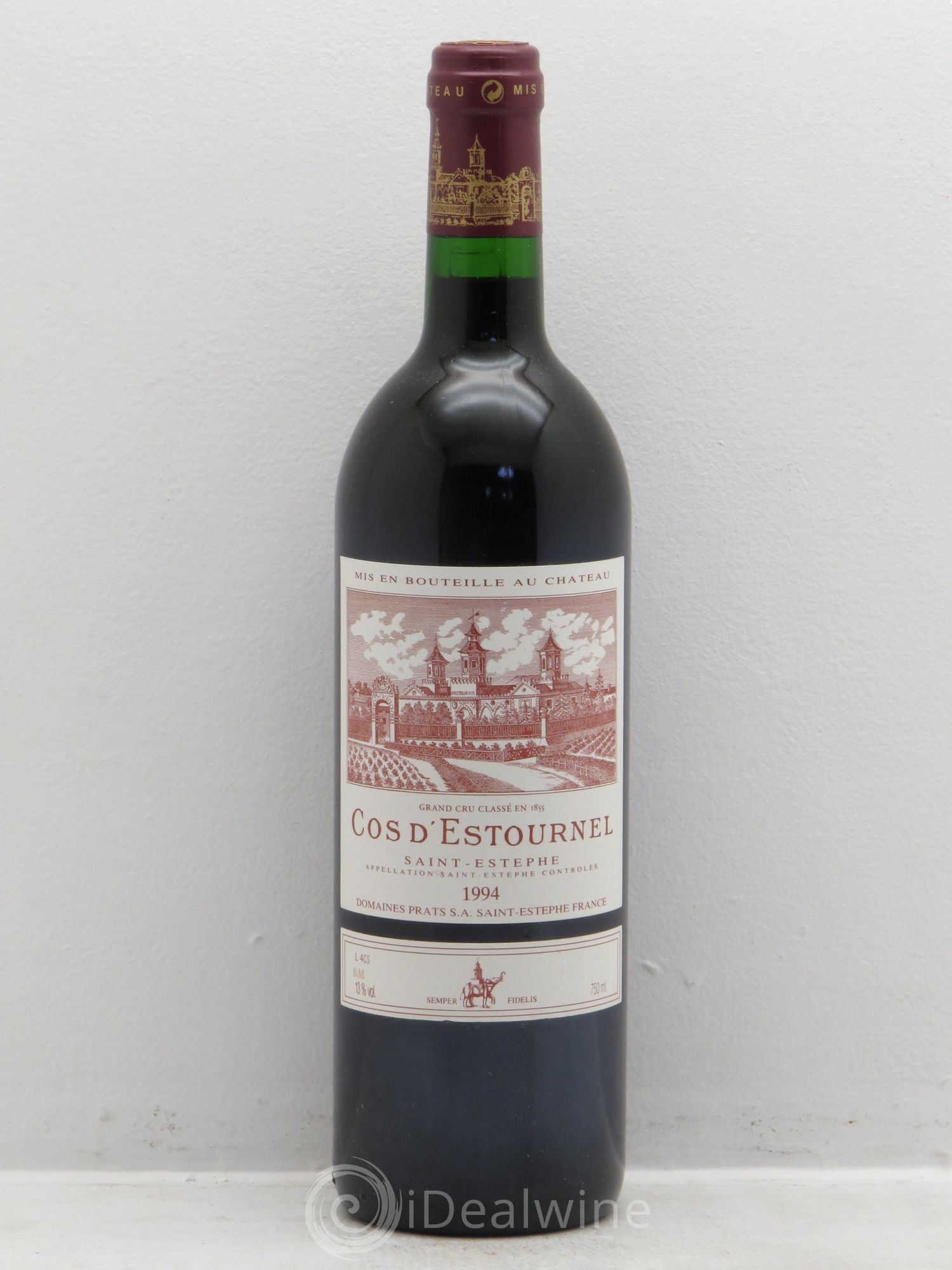 Cos d'Estournel 2ème Grand Cru Classé 1994 - Lot de 1 bouteille - 0