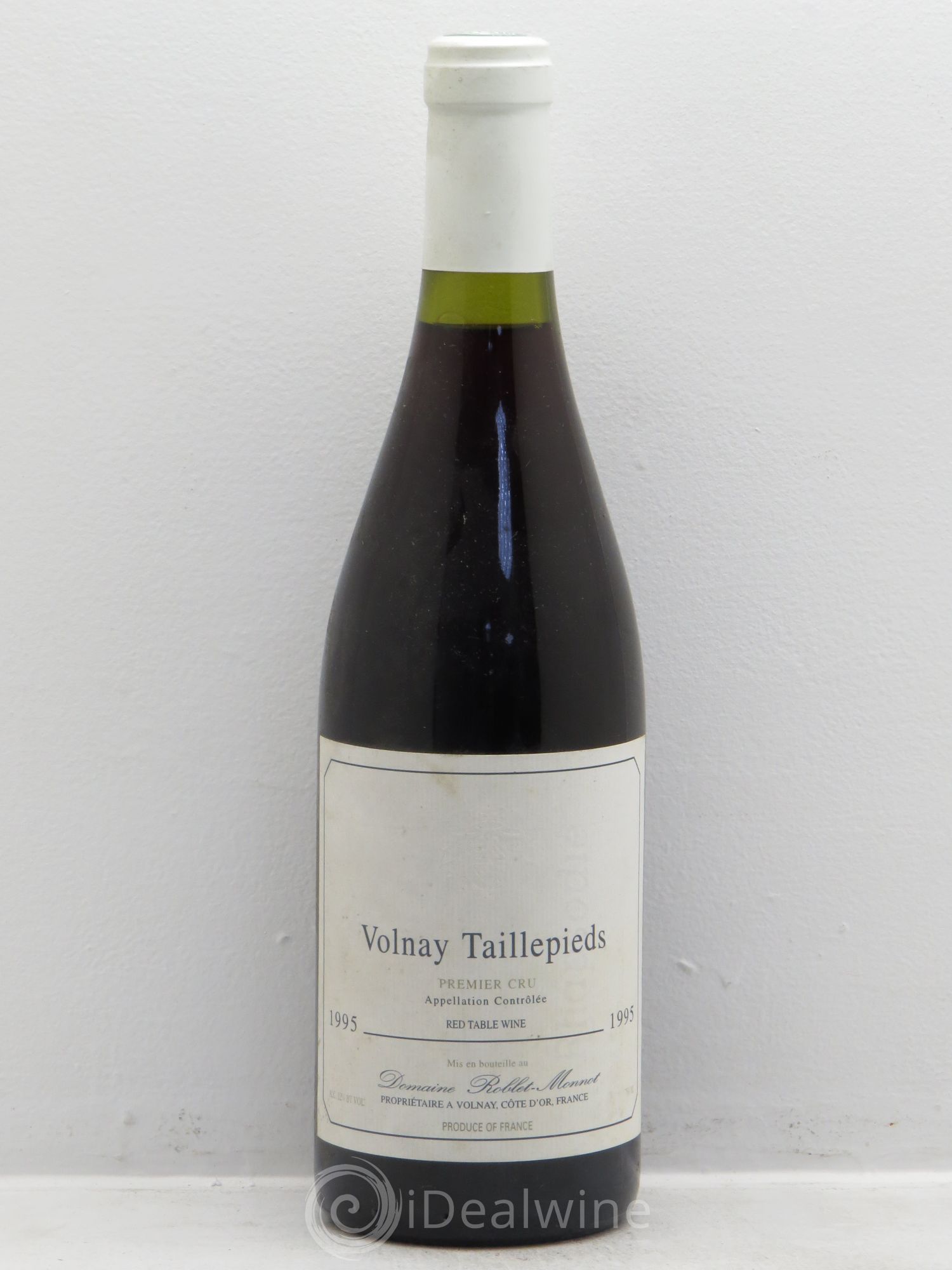 Volnay 1er Cru Domaine Roblet-Monnot 1995 - Lot de 1 bouteille - 0