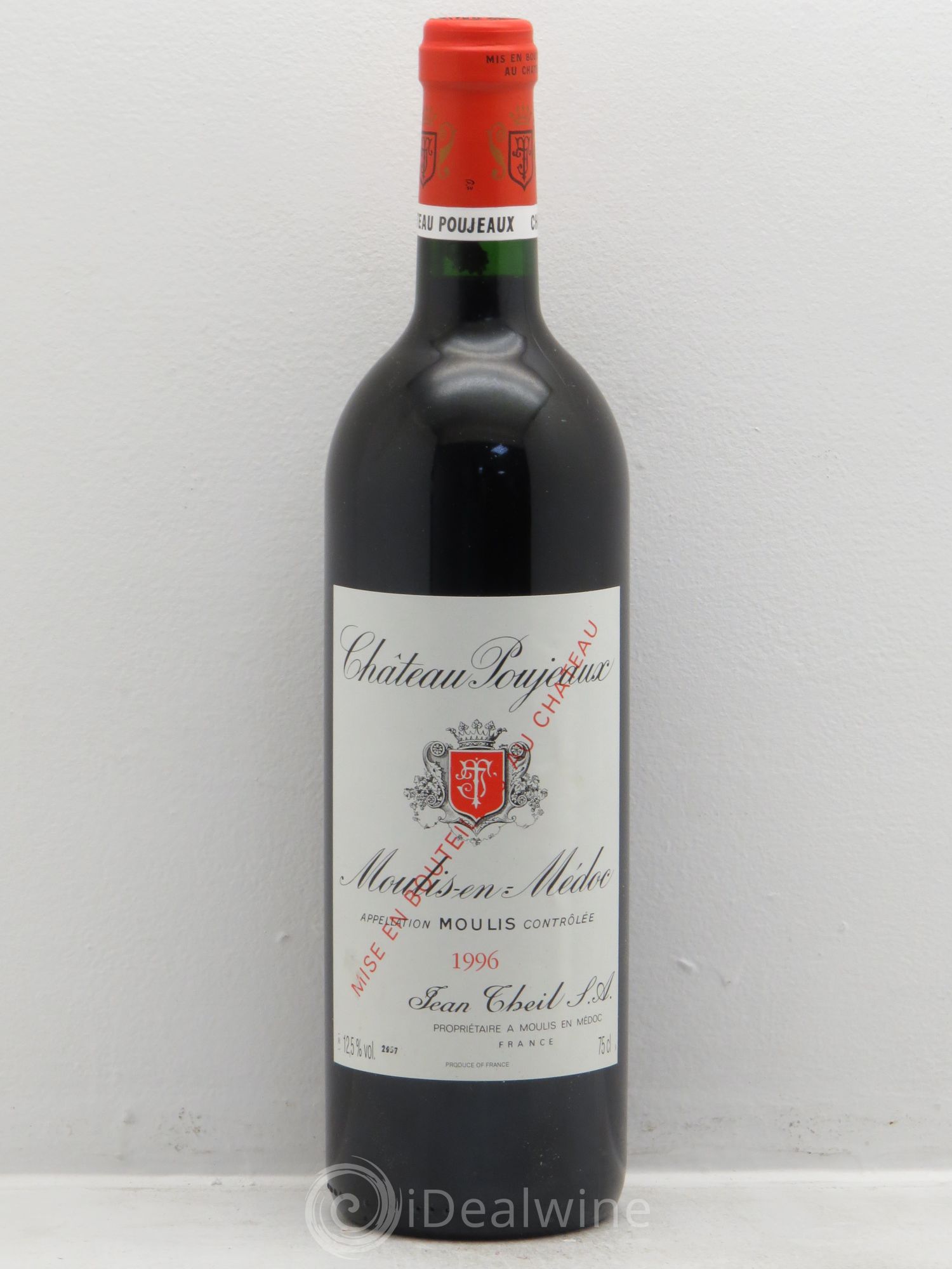 Château Poujeaux 1996 - Lot de 1 bouteille - 0