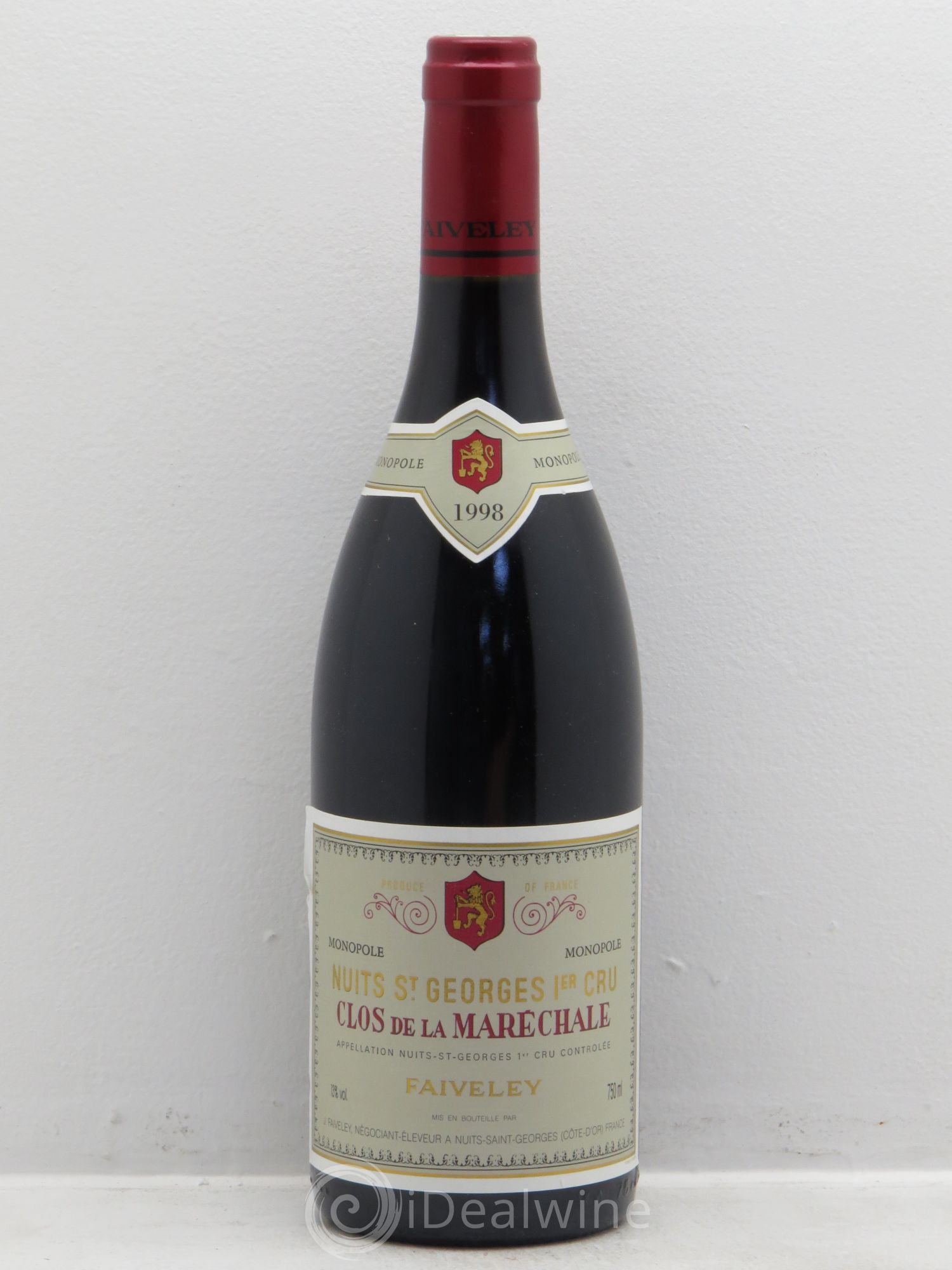 Nuits-Saint-Georges 1er Cru Clos de La Maréchale Jacques-Frédéric Mugnier 1998 - Lot de 1 bouteille - 0