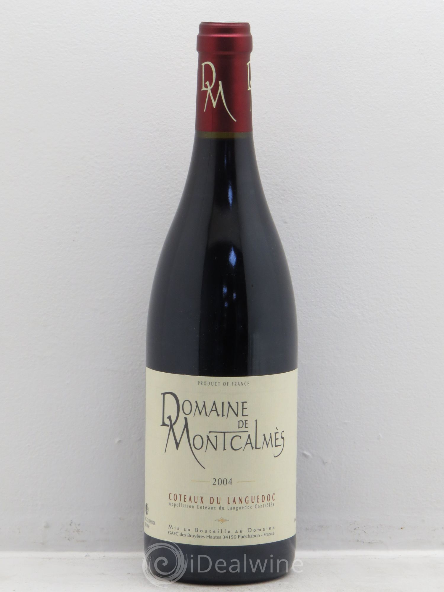 Coteaux du Languedoc Domaine de Montcalmès 2004 - Posten von 1 Flasche - 0