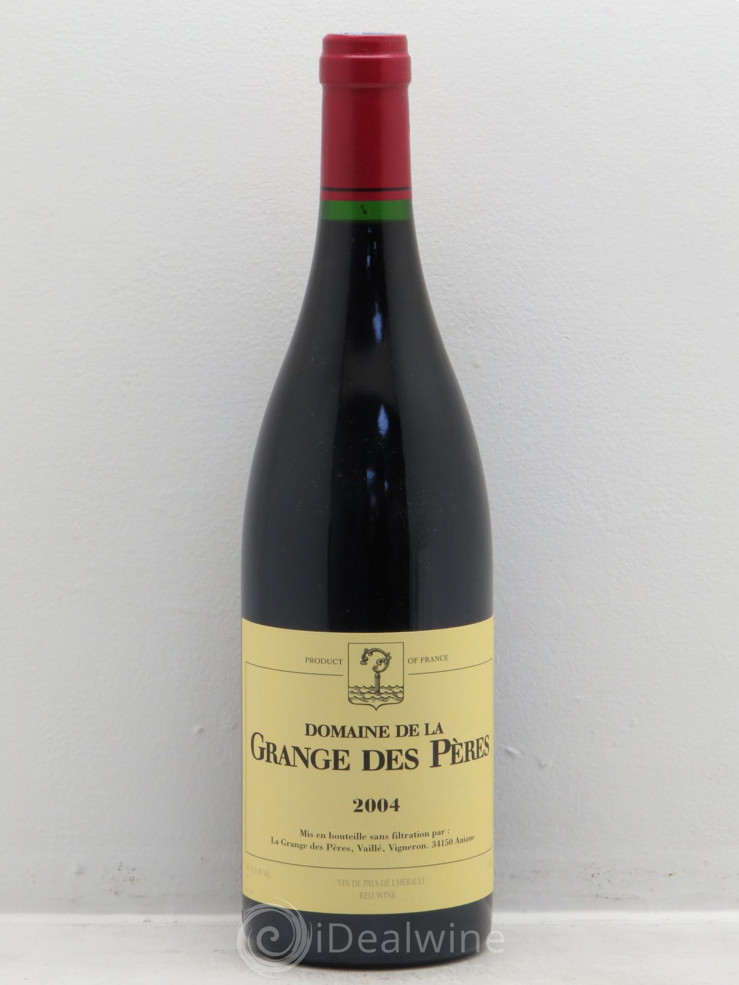 Pays d'Hérault Grange des Pères Laurent Vaillé 2004 - Lot de 1 bouteille - 0