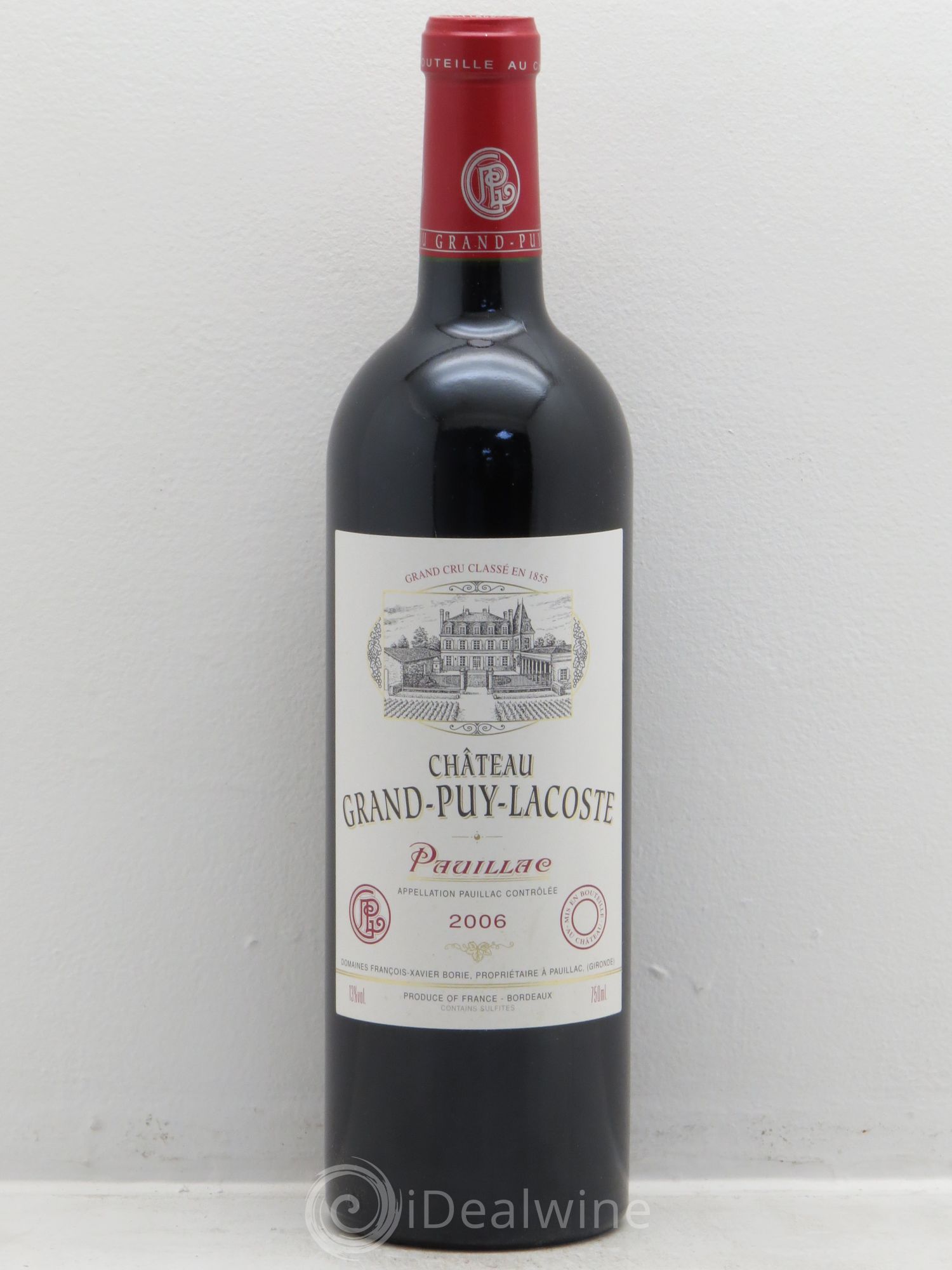 Château Grand Puy Lacoste 5ème Grand Cru Classé 2006 - Lot de 1 bouteille - 0