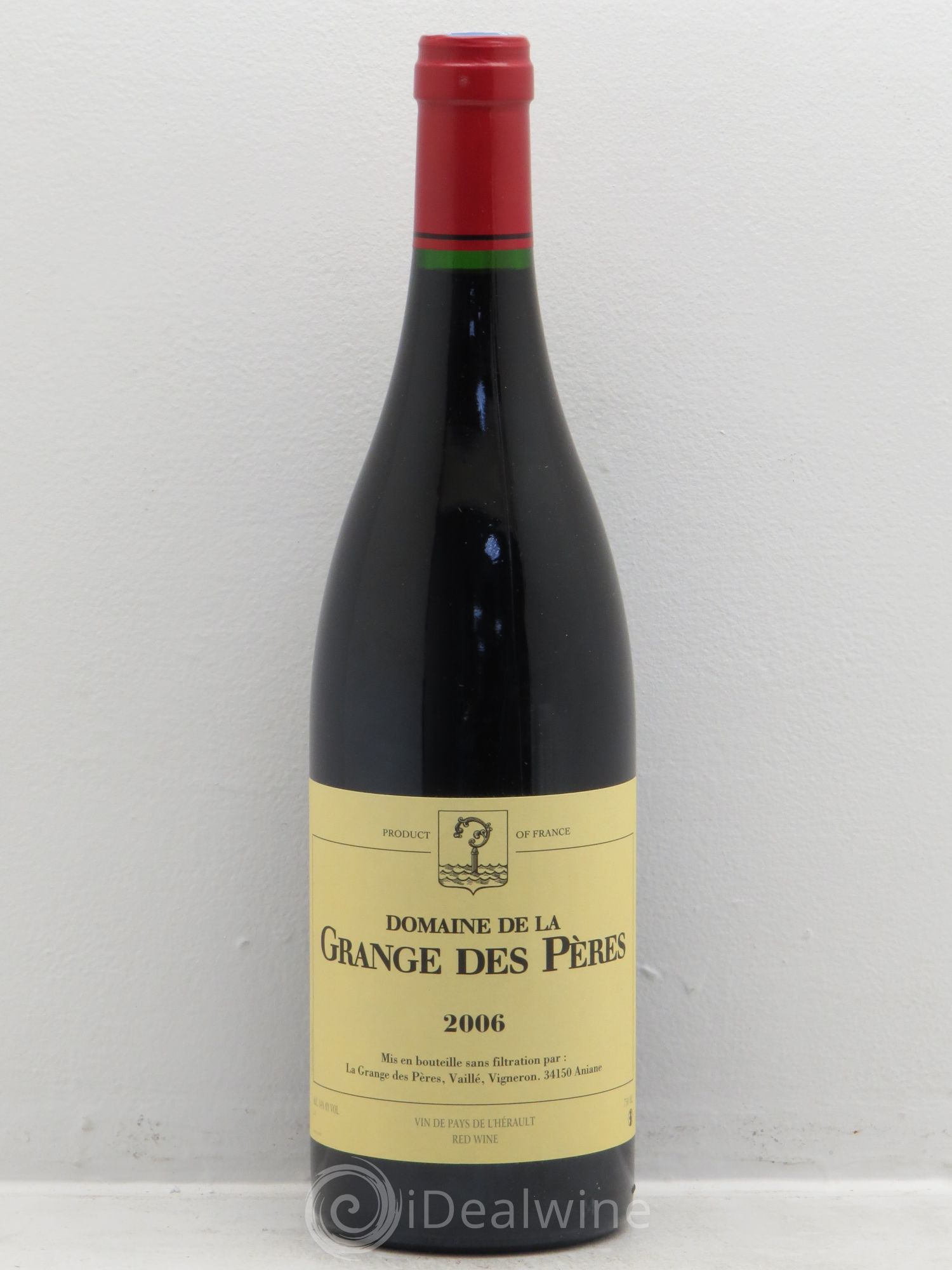 Pays d'Hérault Grange des Pères Laurent Vaillé 2006 - Lot de 1 bouteille - 0