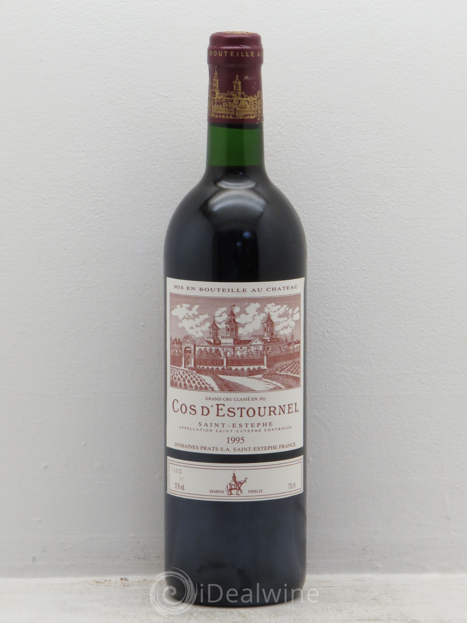 Cos d'Estournel 2ème Grand Cru Classé 1995 - Lot de 1 bouteille - 0