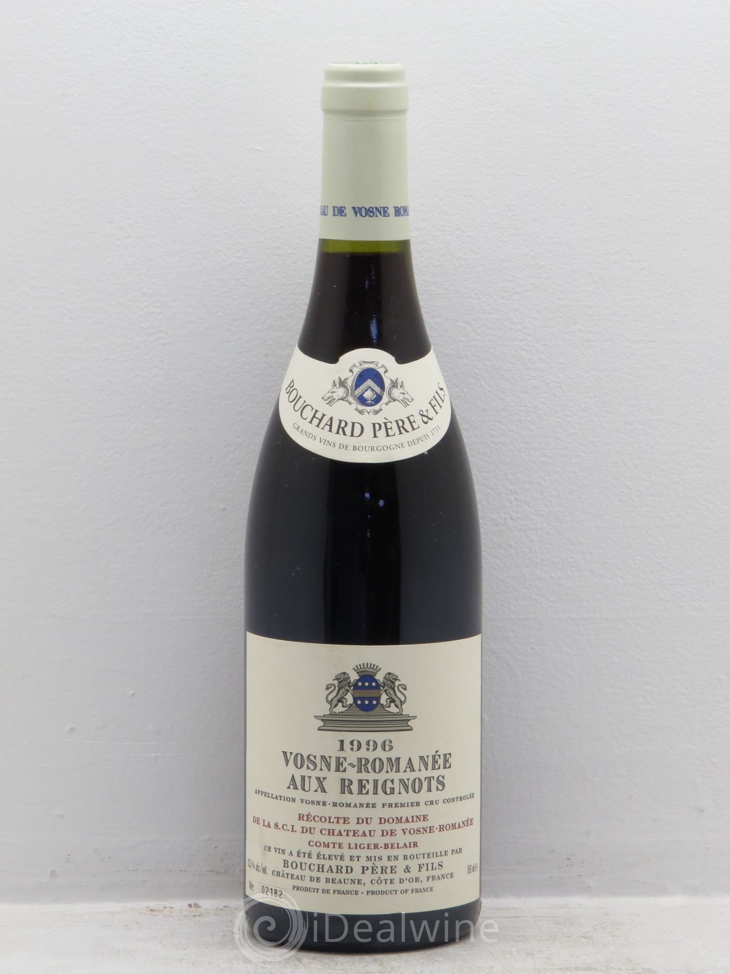 Vosne-Romanée 1er Cru Aux Reignots Ch. de Vosne-Romanée Comte Liger-Belair (Domaine du) 1996 - Lot de 1 bouteille - 0